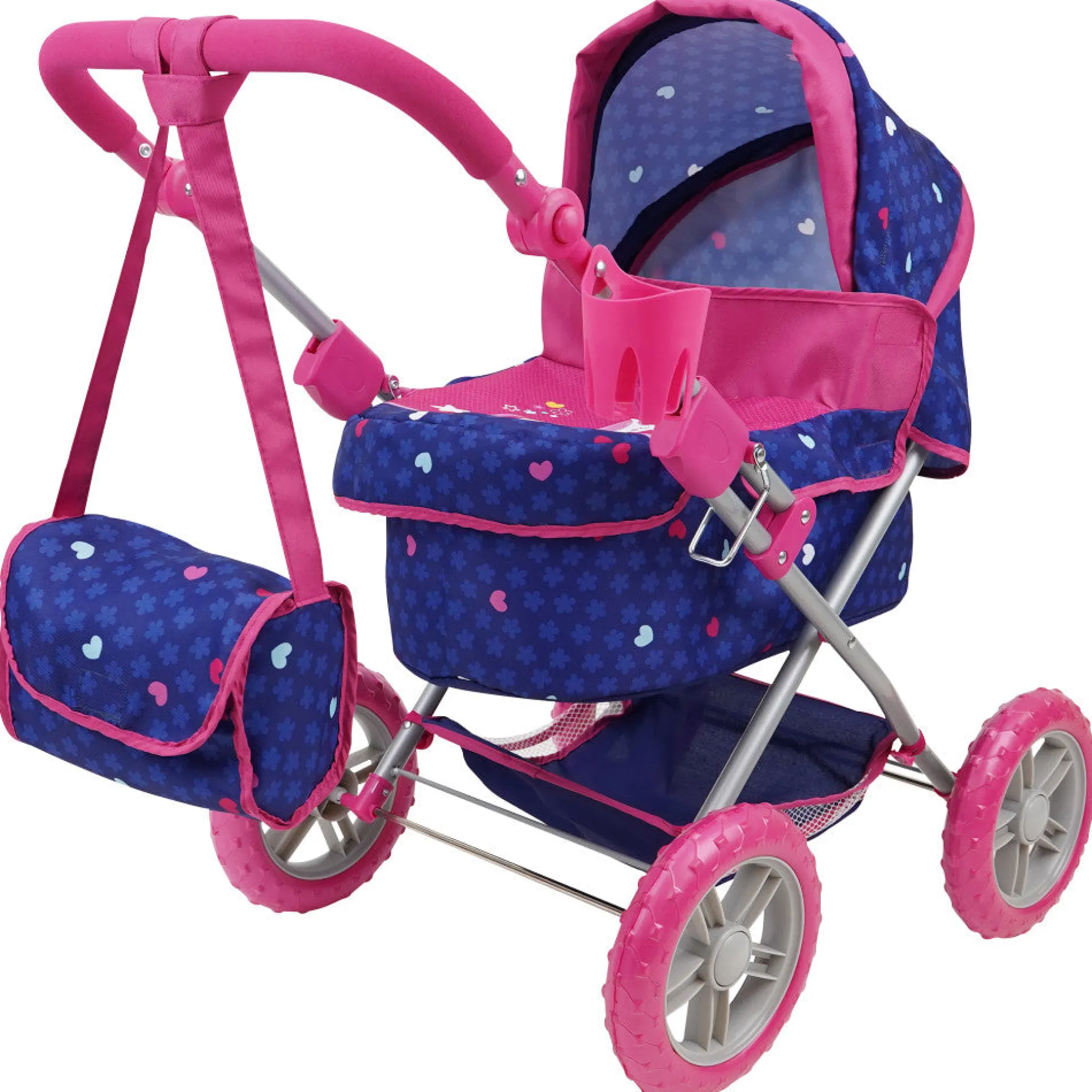 509 Crew Unicorn-Themed Doll Pram with Adjustable Features