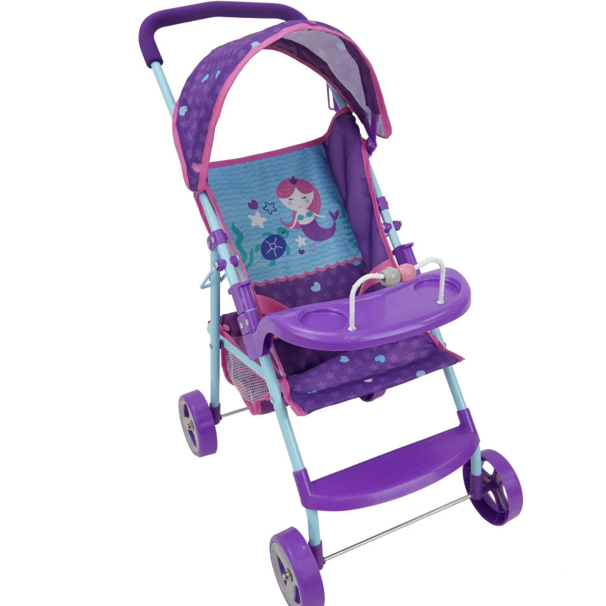 509 Mermaid Doll Travel System Stroller with Interactive Features