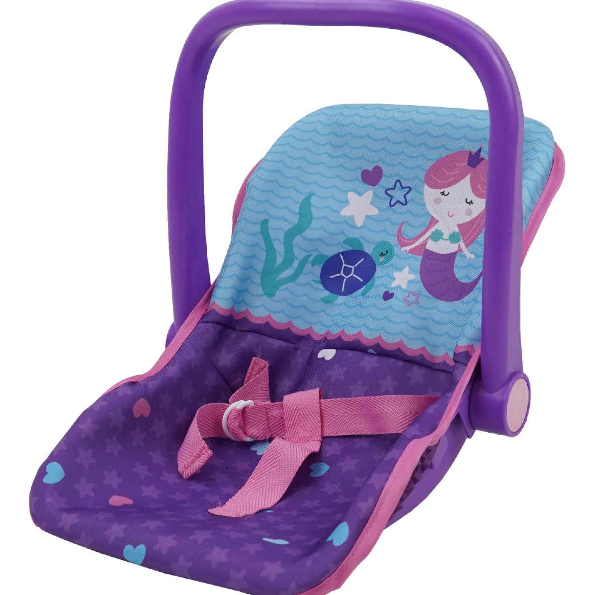 509 Mermaid-Themed Doll Car Seat and Playset