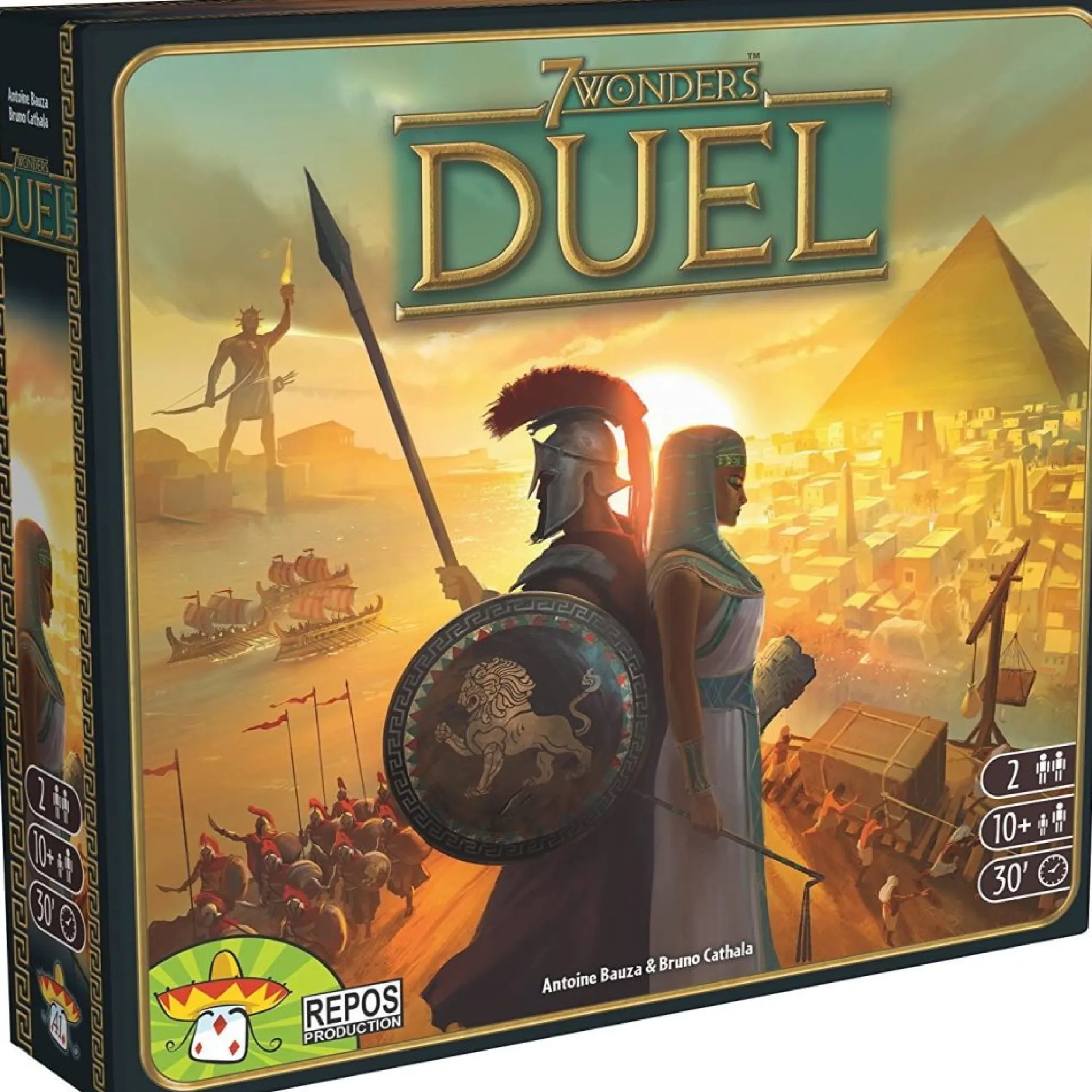 7 Wonders Duel Strategy Board Game by Repos Production