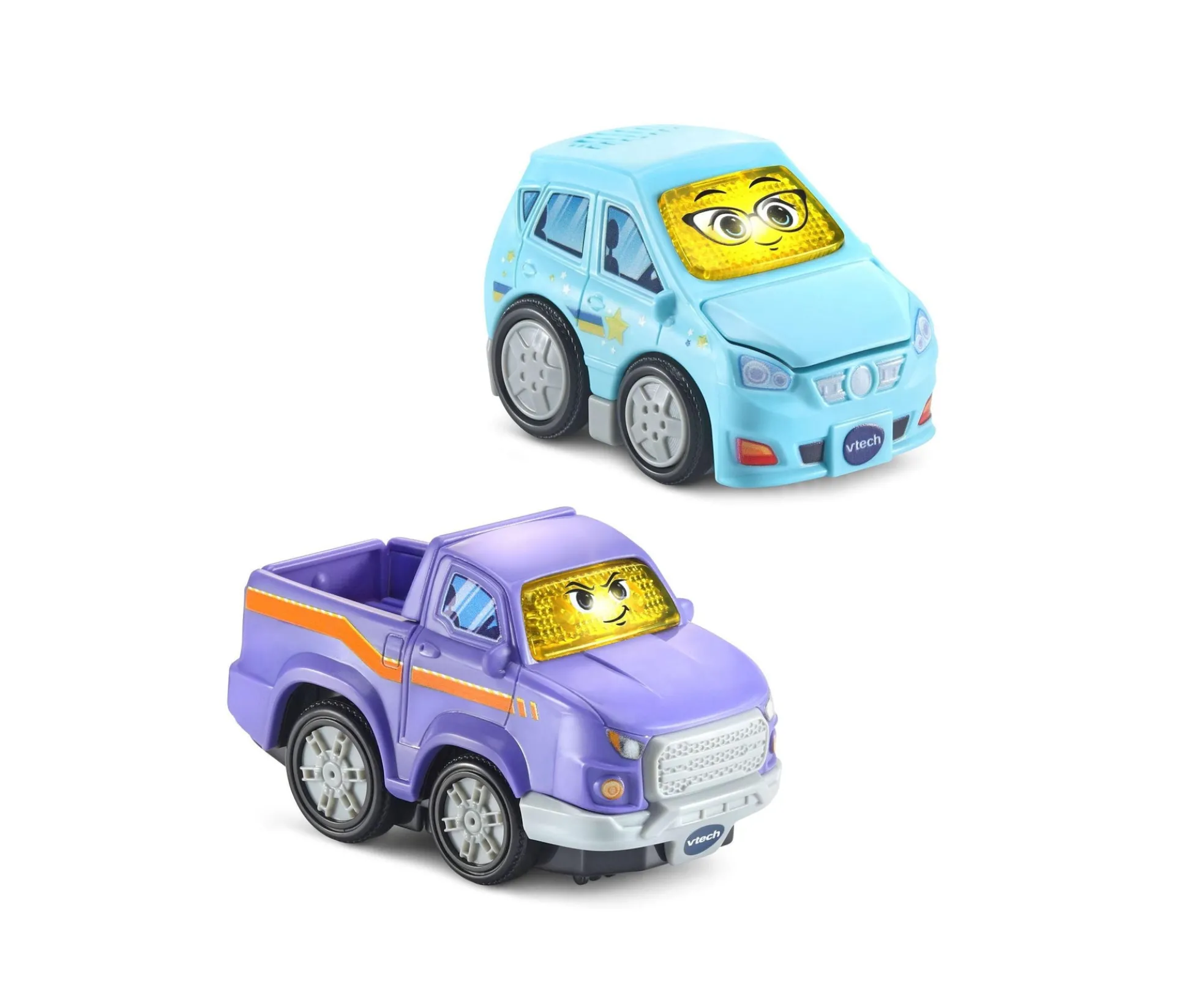 VTech Go Smart Wheels Family Adventure 2-Pack: Tough Truck & Friendly Family Car