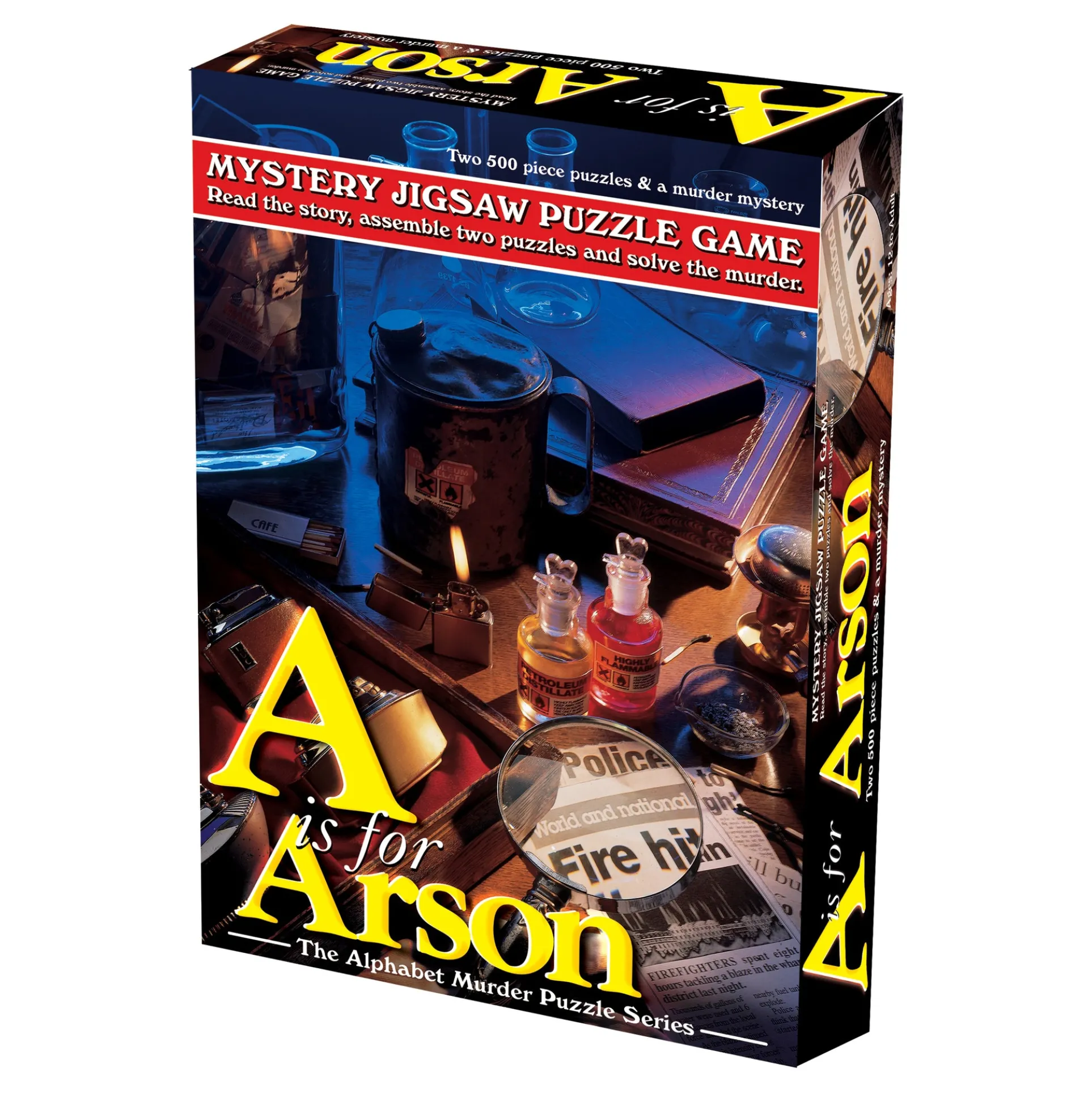 A is for Arson Murder Mystery Jigsaw Puzzle: 1000 Pieces