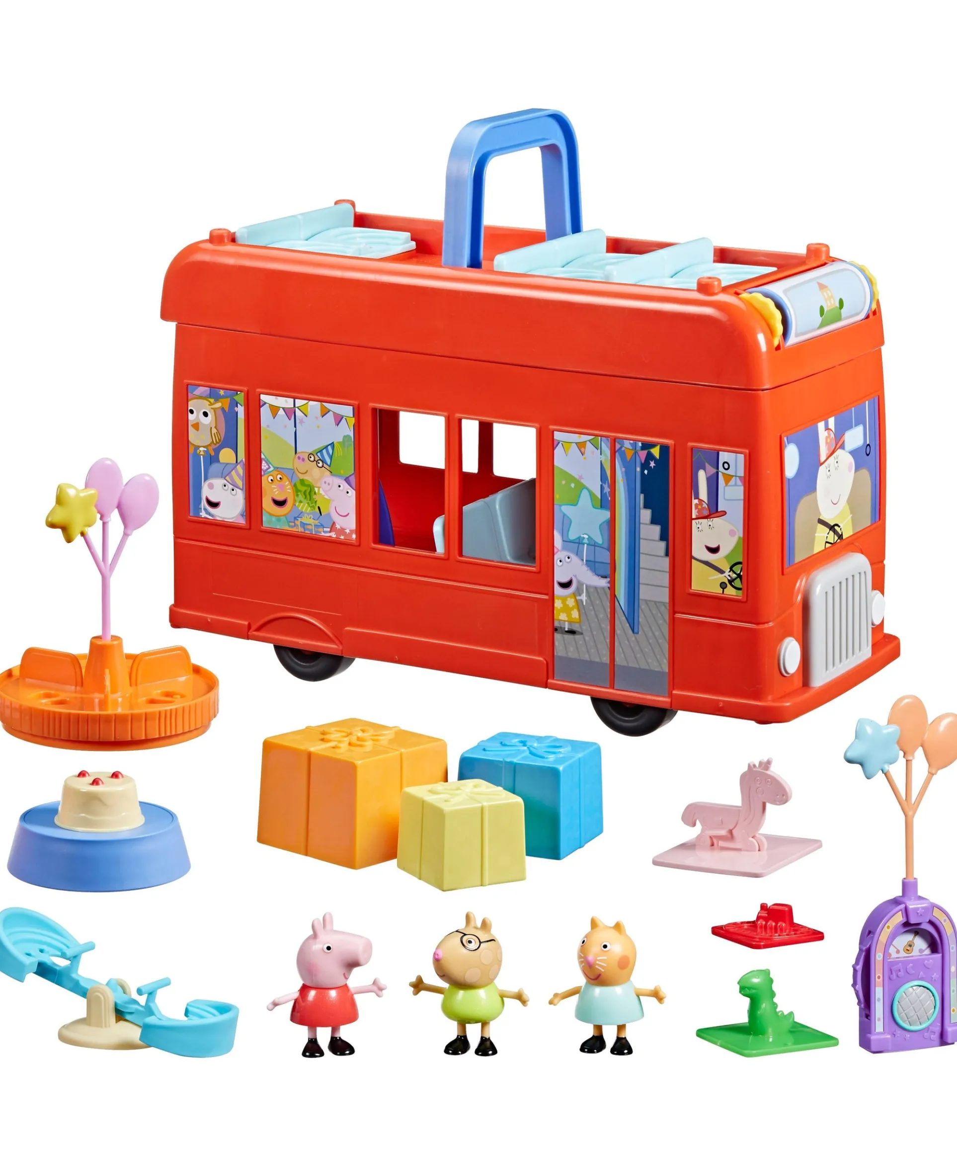 Peppa Pig Peppa's 2-in-1 Transforming Party Bus Playset
