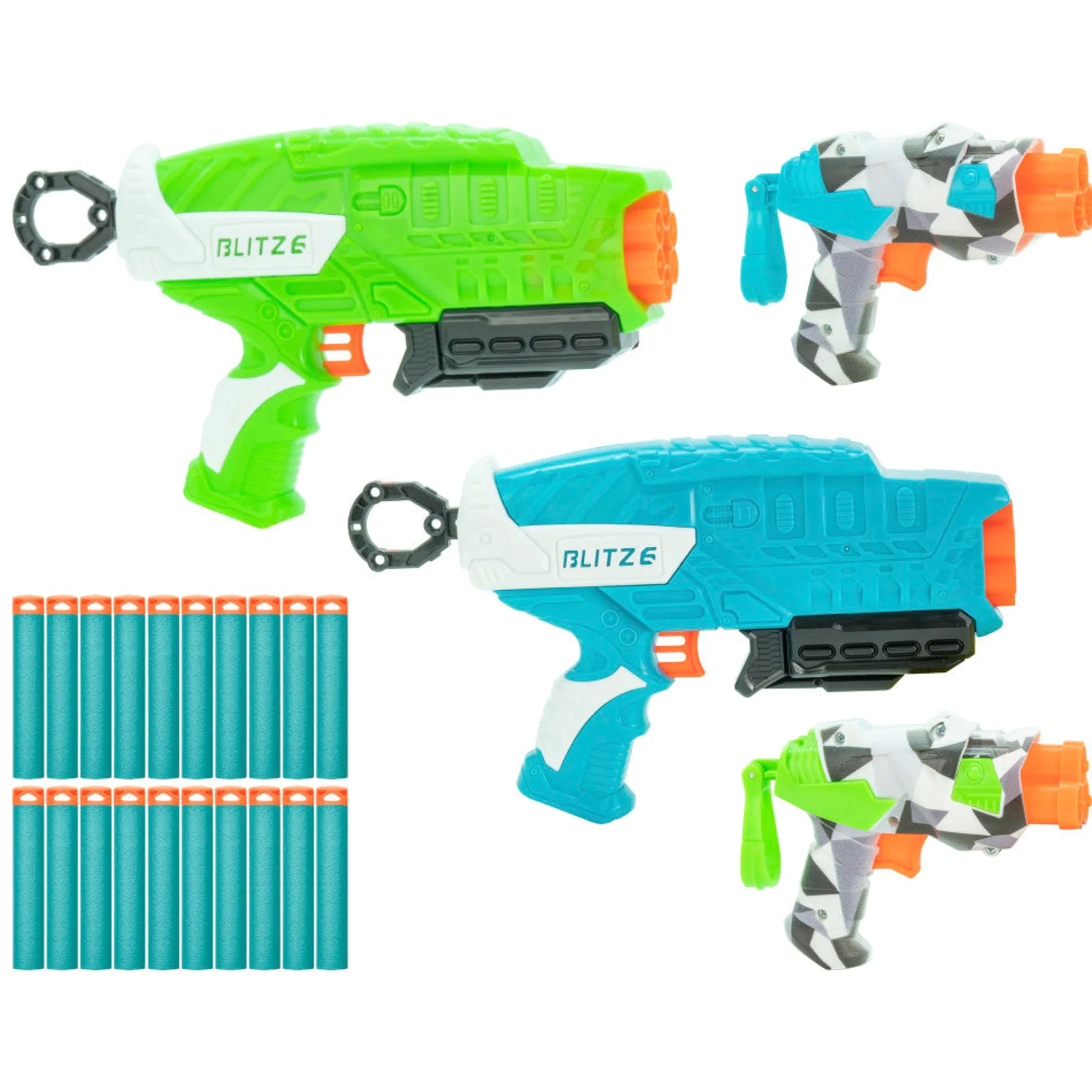 Air Warriors Blitz Fire Dart Blaster Combo Pack, Ages 6+