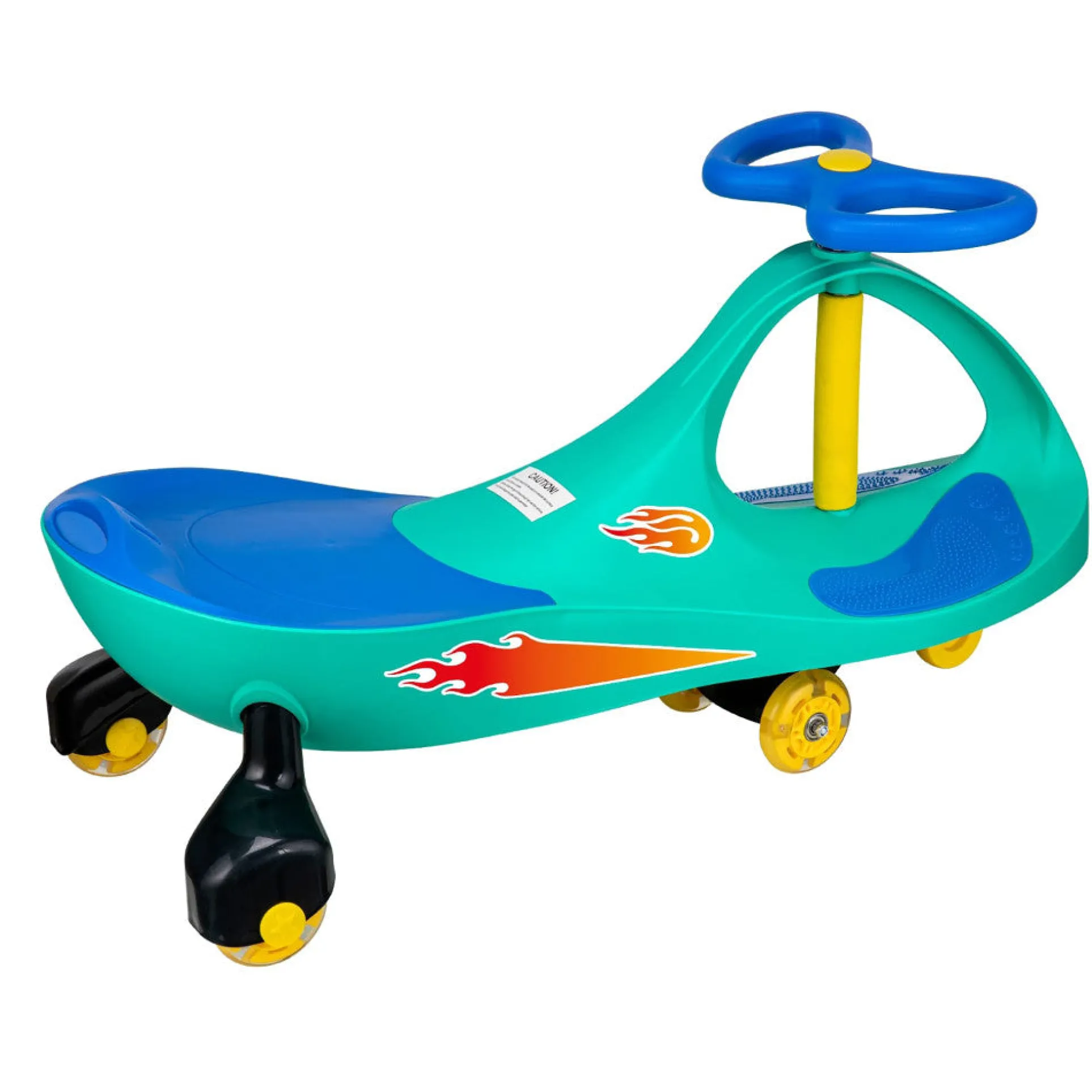 Alex - Lightning Glow Rider - Teal & Blue - Inertia Powered Ride-On Toy