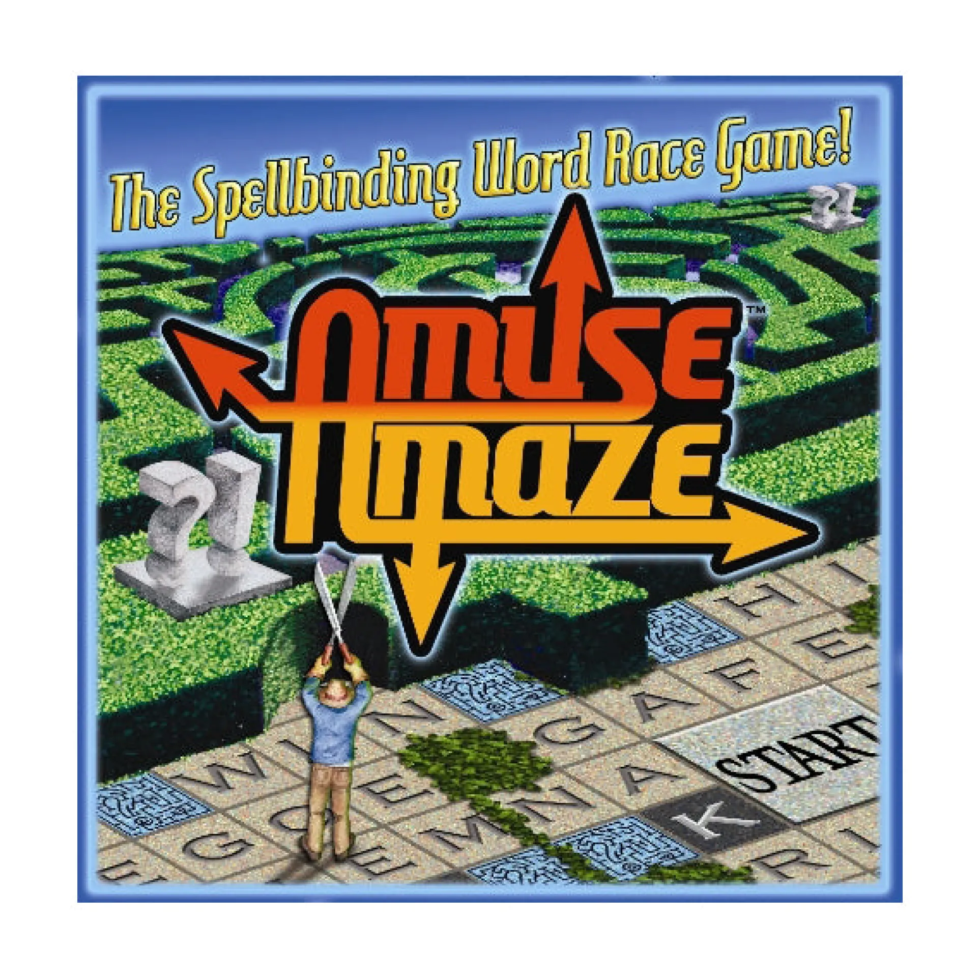 AmuseAmaze Word Strategy Maze Board Game