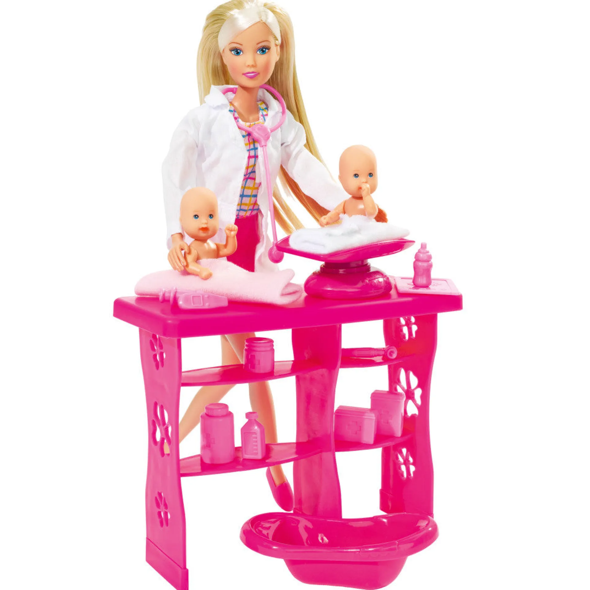 Simba Toys Steffi Love Baby Doctor Playset with Accessories - Pink