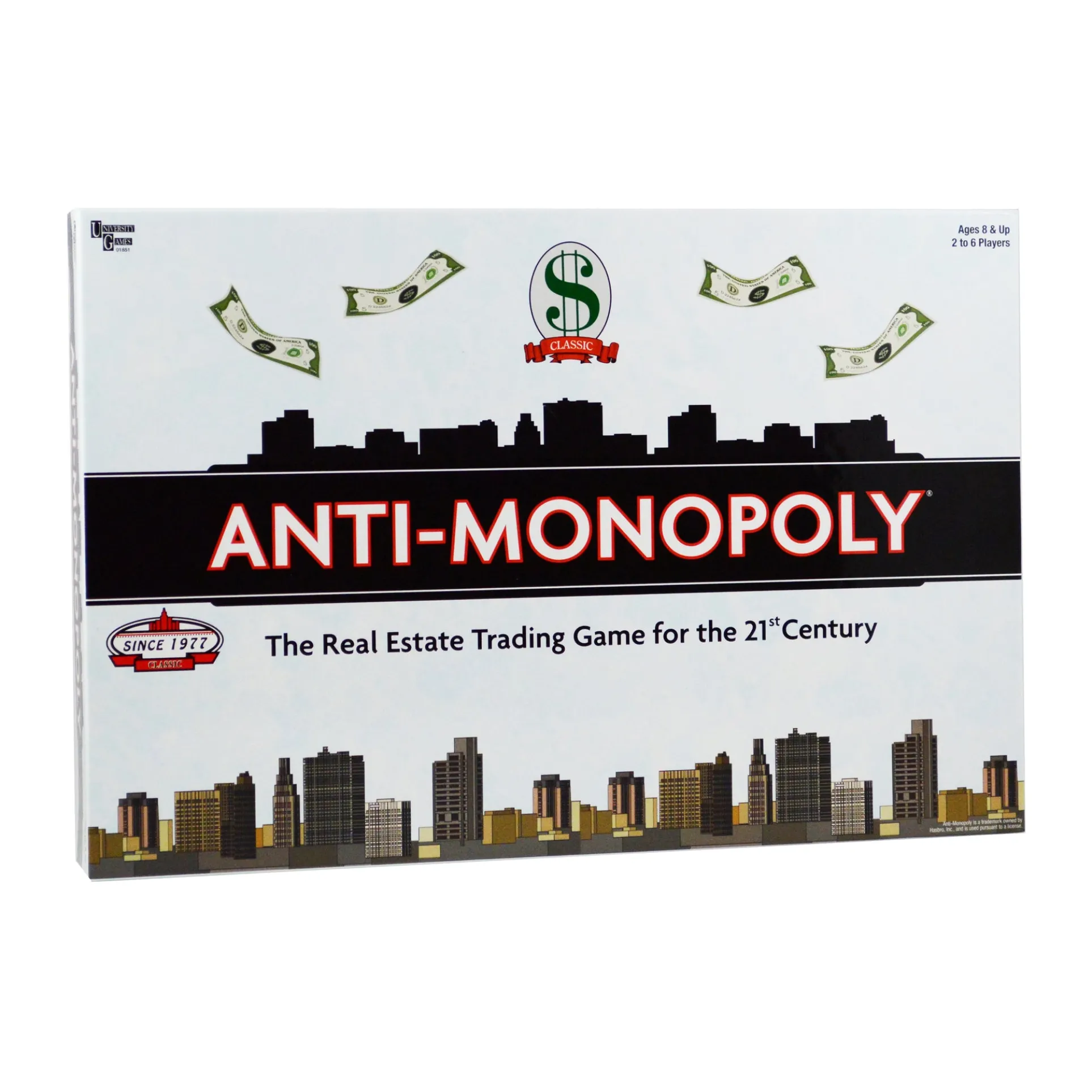 Anti-Monopoly Real Estate Strategy Board Game