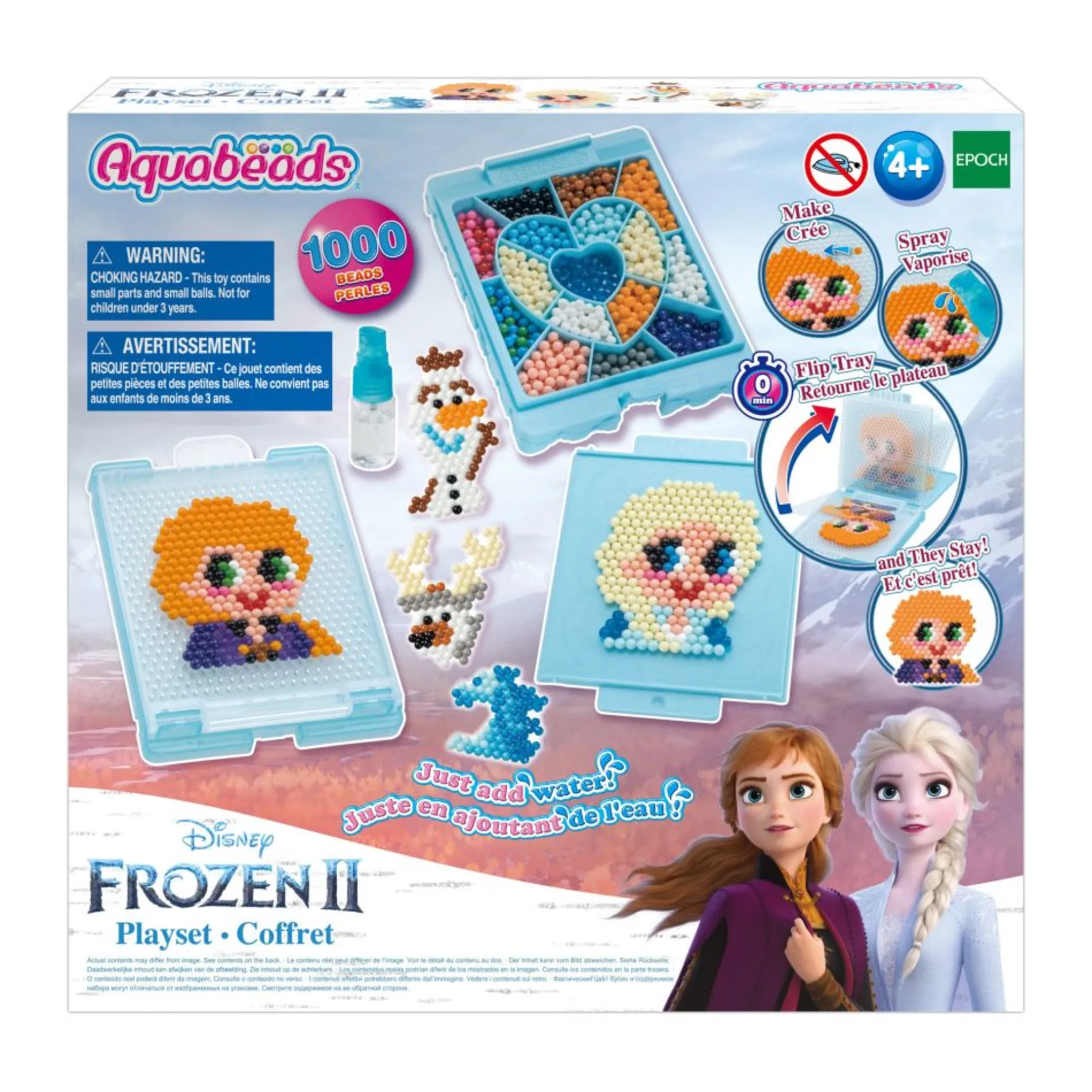 Aquabeads Disney Frozen 2 Character Creation Playset - Arts and Crafts Bead Kit