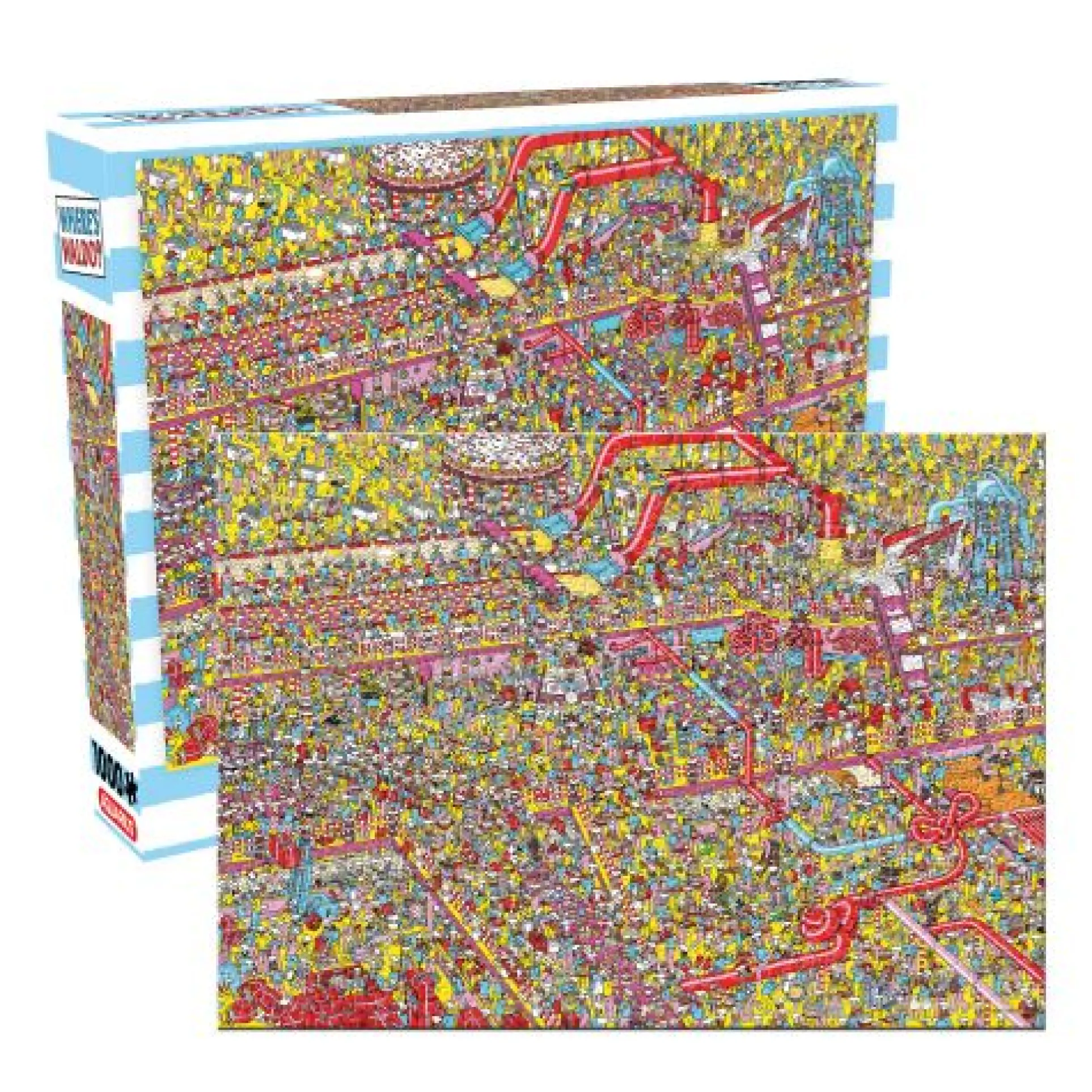 Aquarius Where's Waldo Cake Factory Jigsaw Puzzle - 1000 pc