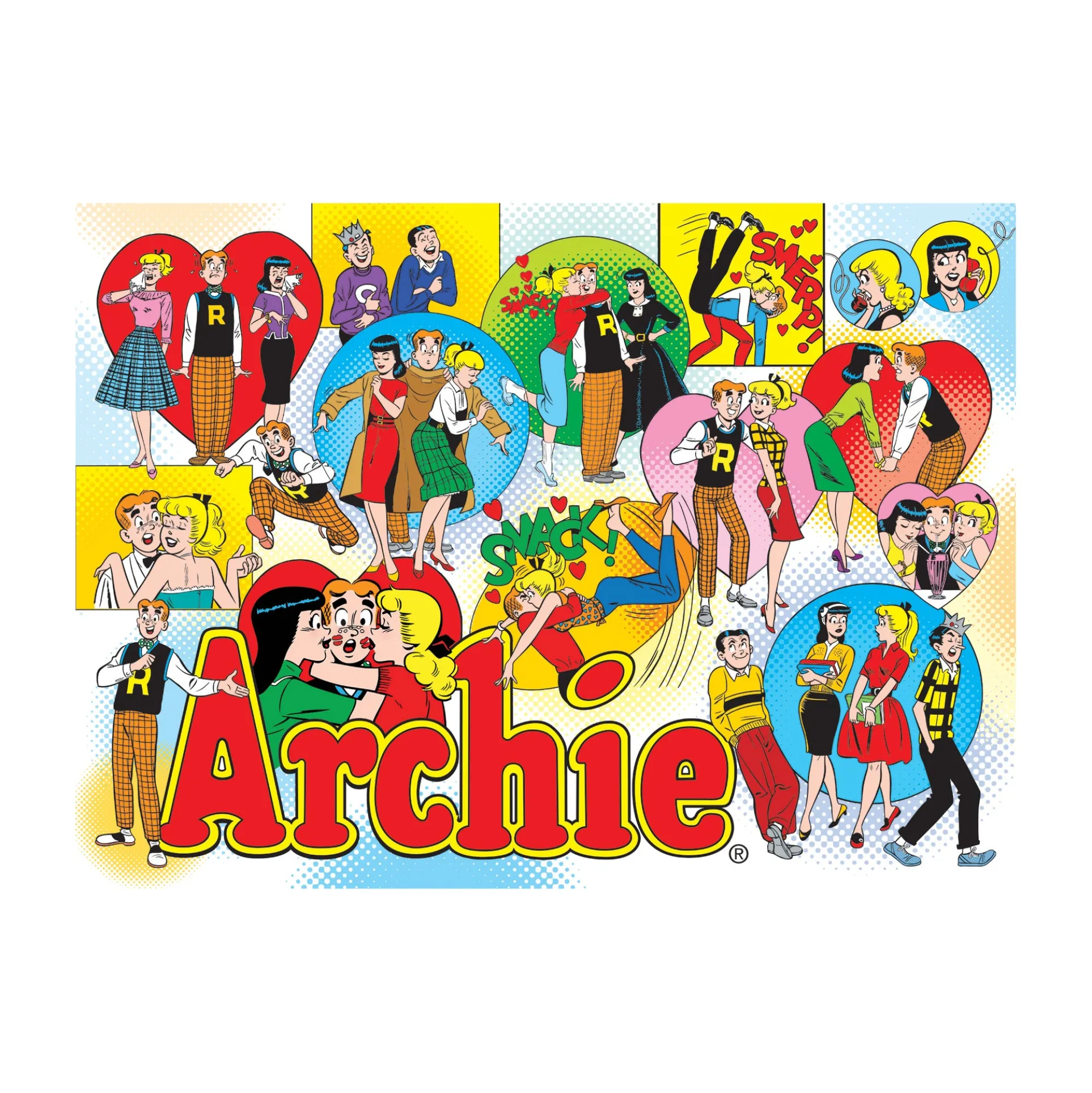 Archie Comics Classic Archie Scenes Jigsaw Puzzle - 1000 pcs