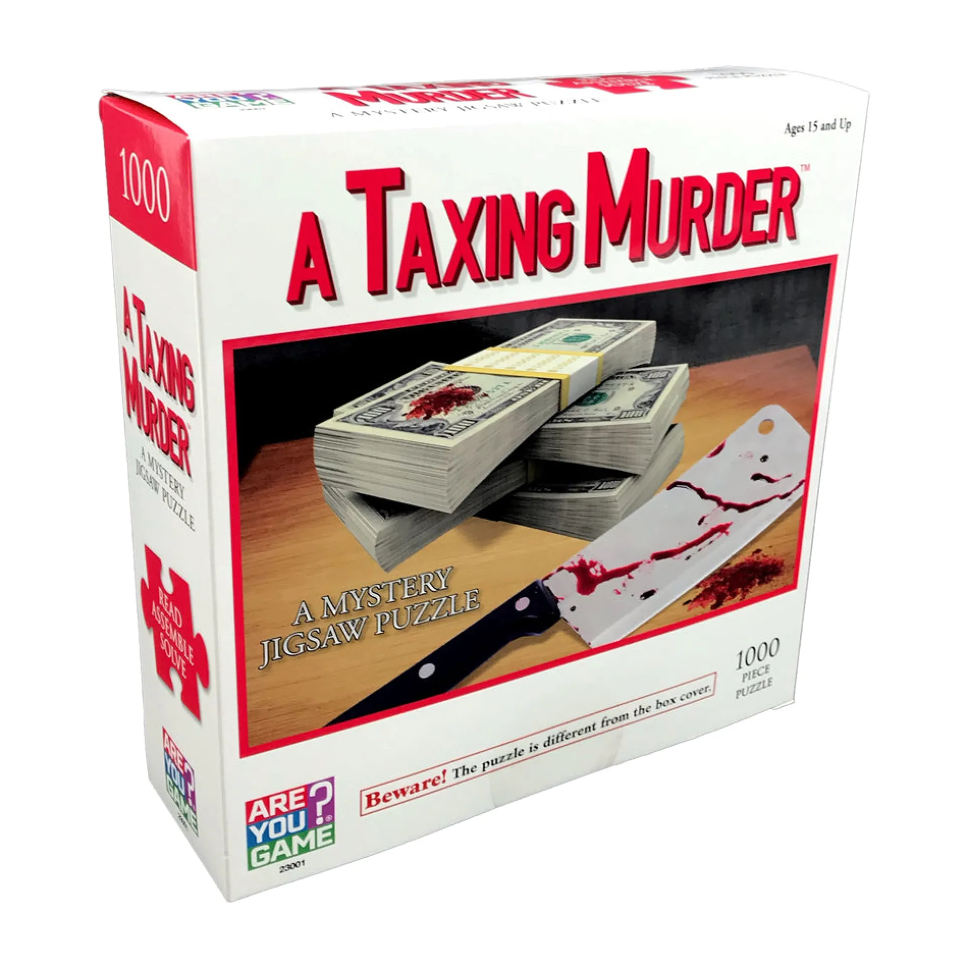 AreYouGame A Taxing Murder Mystery Jigsaw Puzzle - 1000 pc