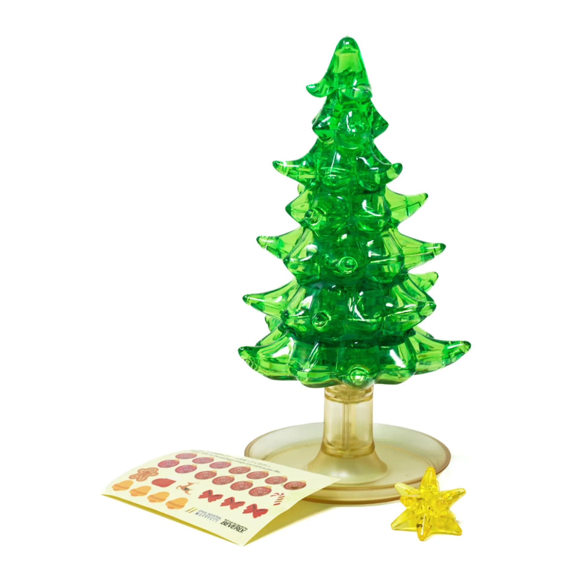 AreYouGame Festive 3D Crystal Christmas Tree Puzzle - 69 pc
