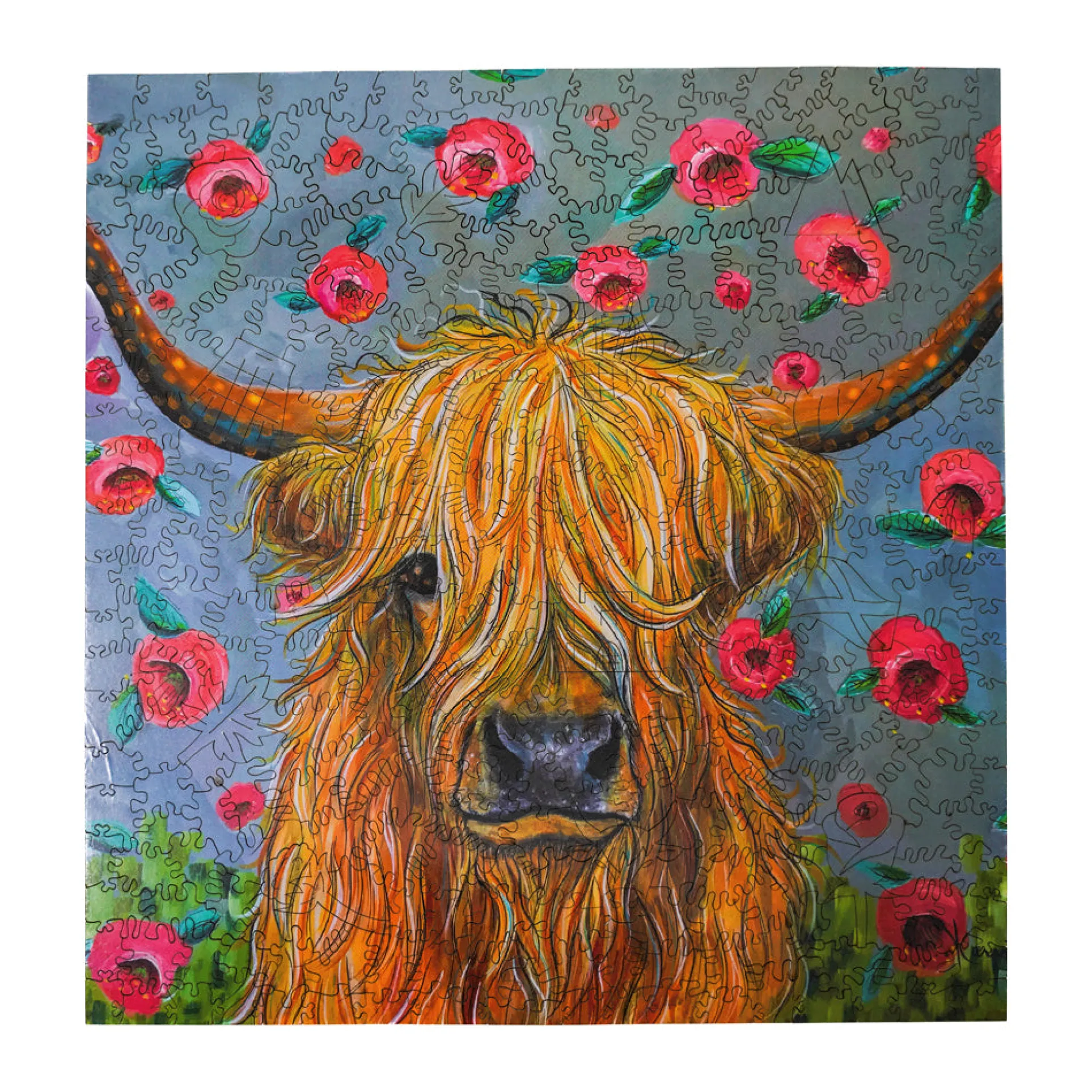 AreYouGame Flowers for Daisy Wooden Jigsaw Puzzle - 356 pc