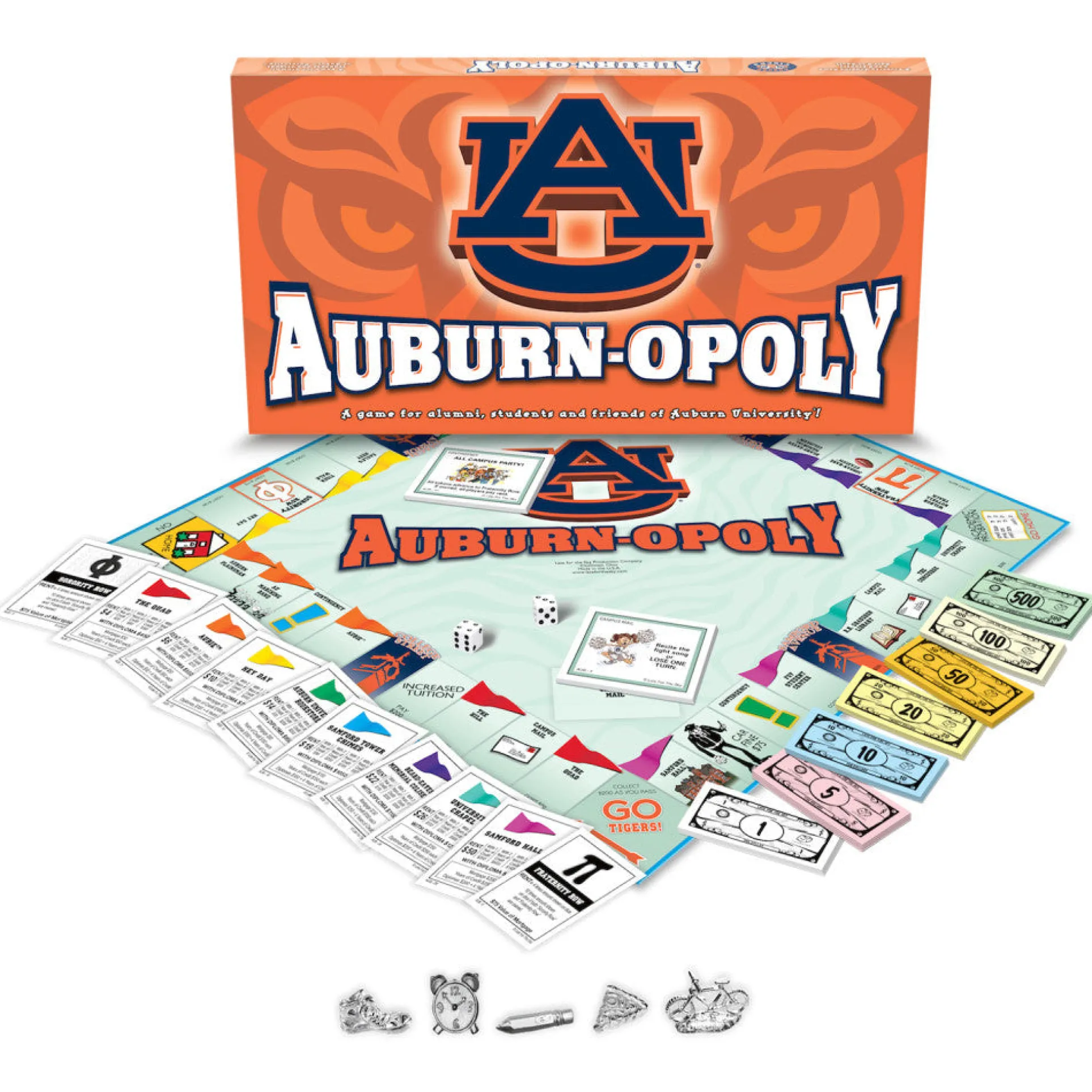 Auburnopoly Auburn University Themed Monopoly Board Game