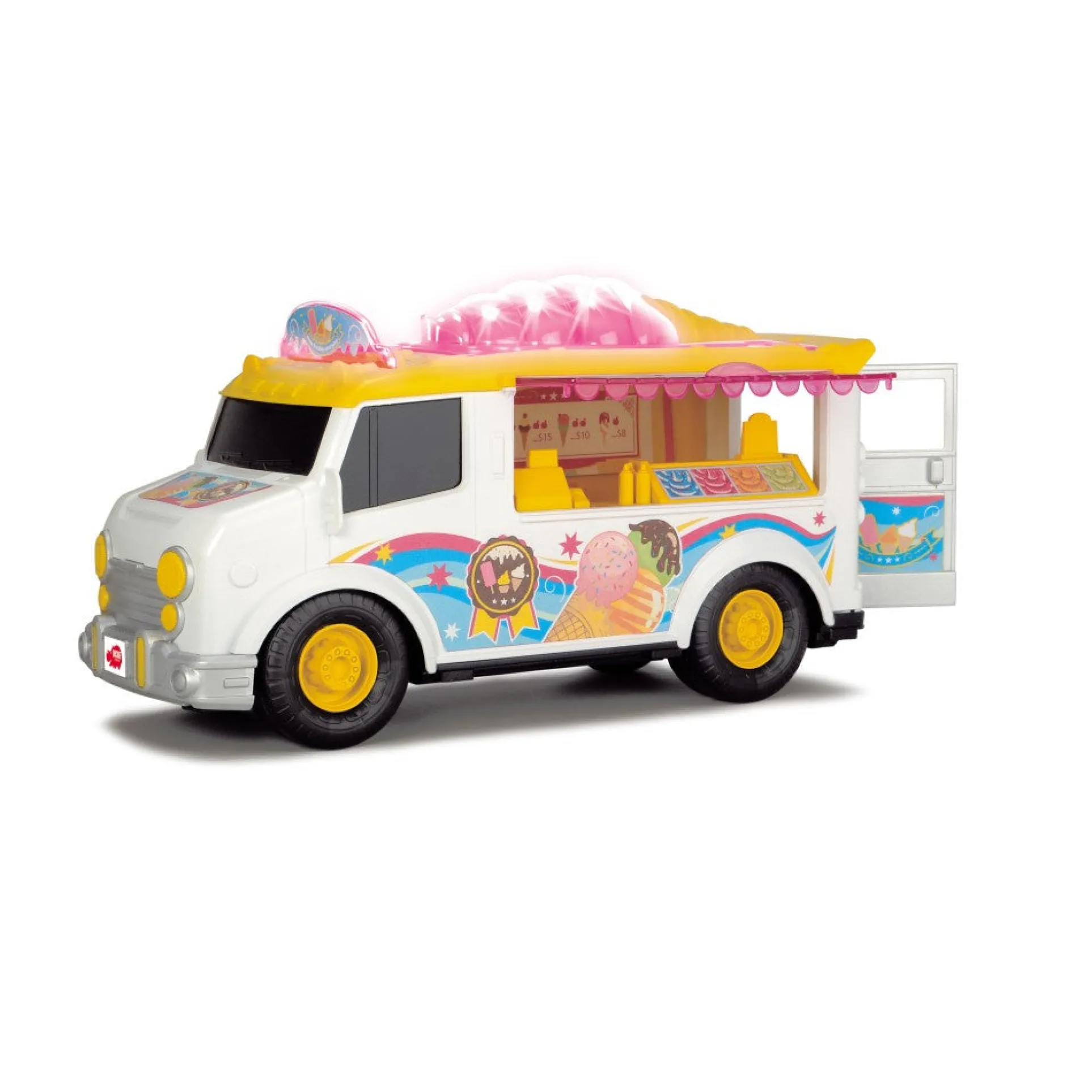 Dickie Toys Interactive 12-Inch Ice Cream Van with Sounds