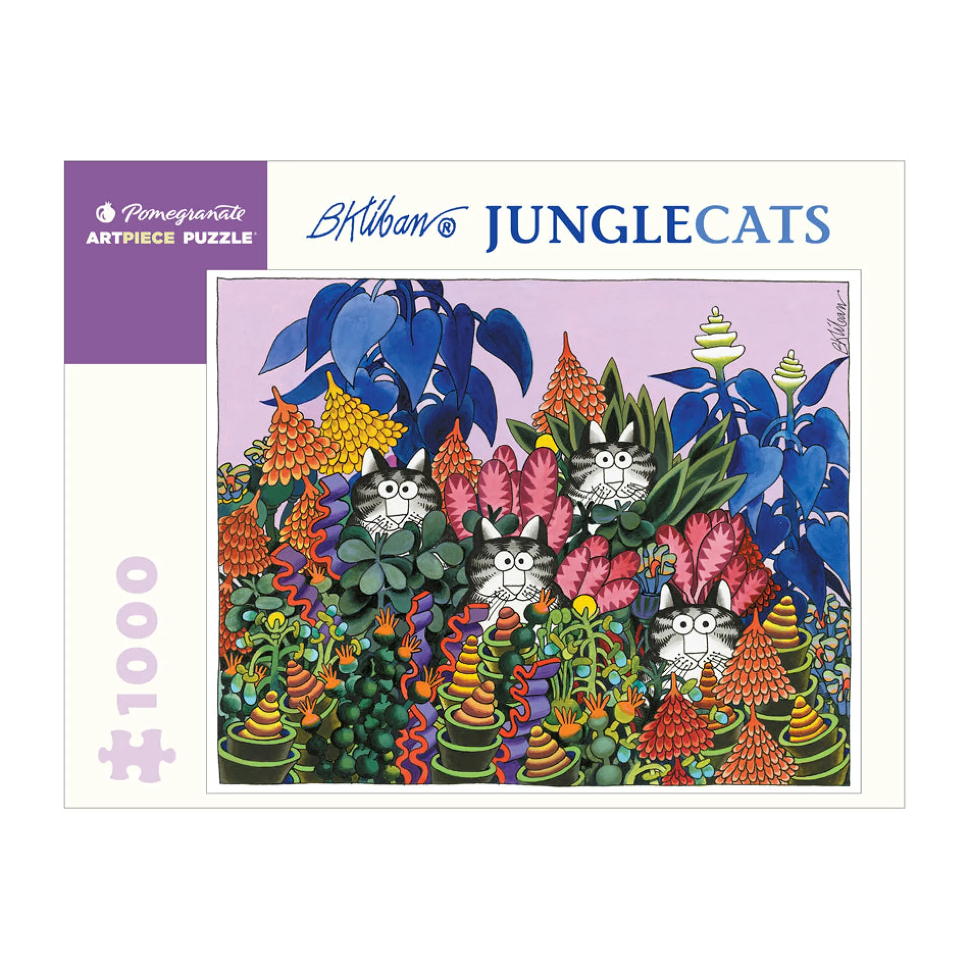 B. Kliban Jungle Cats 1000-Piece Jigsaw Puzzle