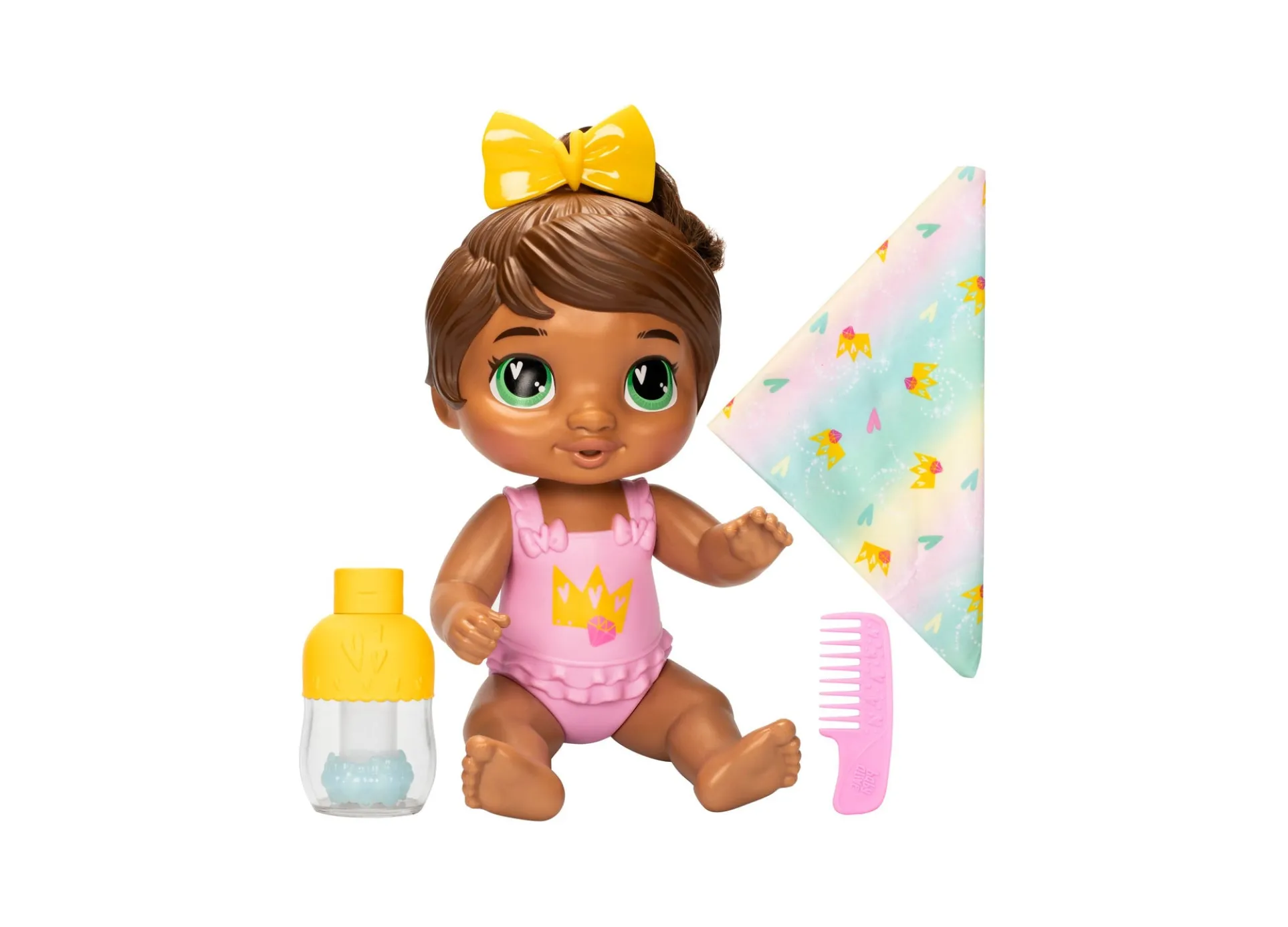 Baby Alive 11-inch Water-Friendly Doll - Sophia Sparkle with Magical Shampoo Bottle