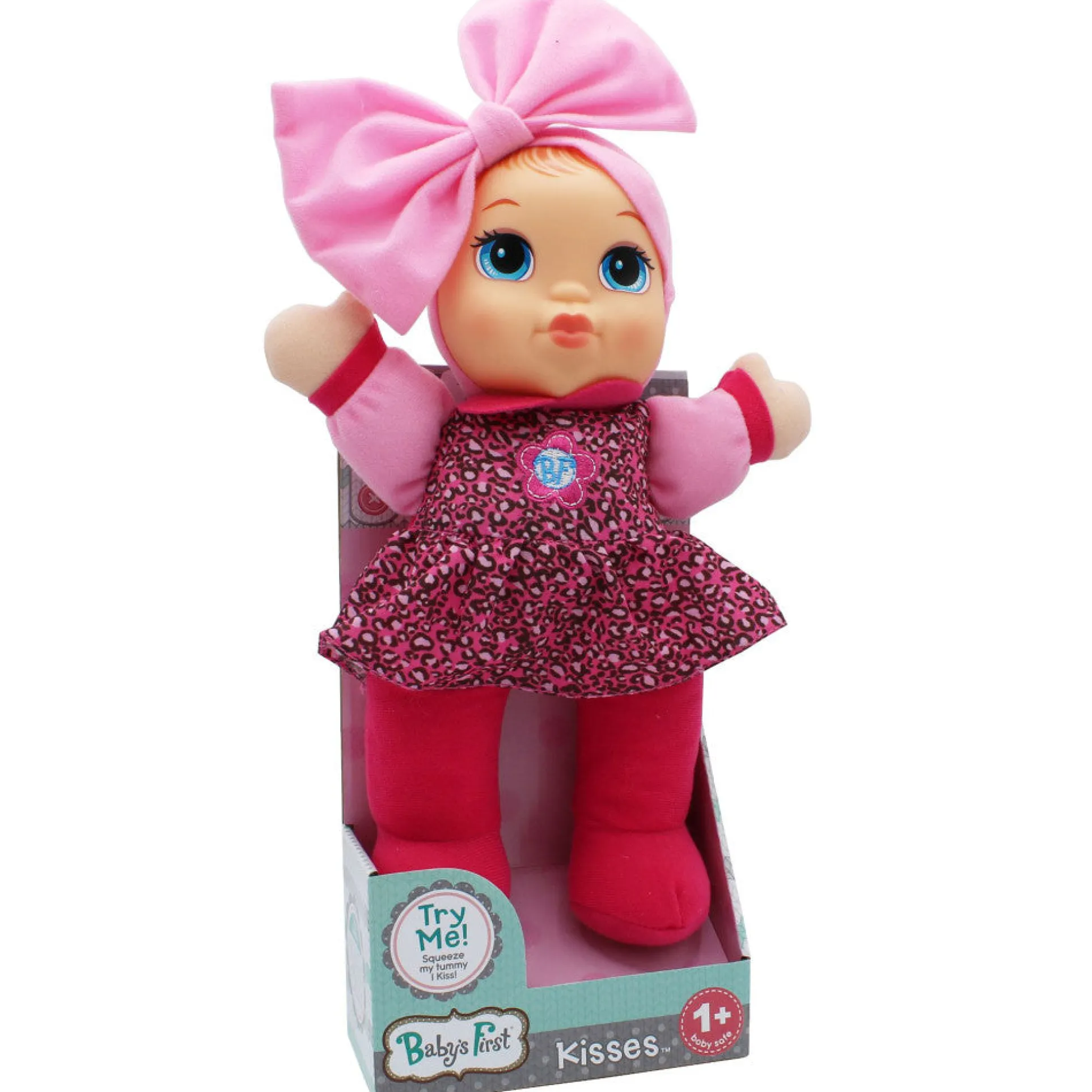 Baby's First - Giggles Doll with Coral Floral Top