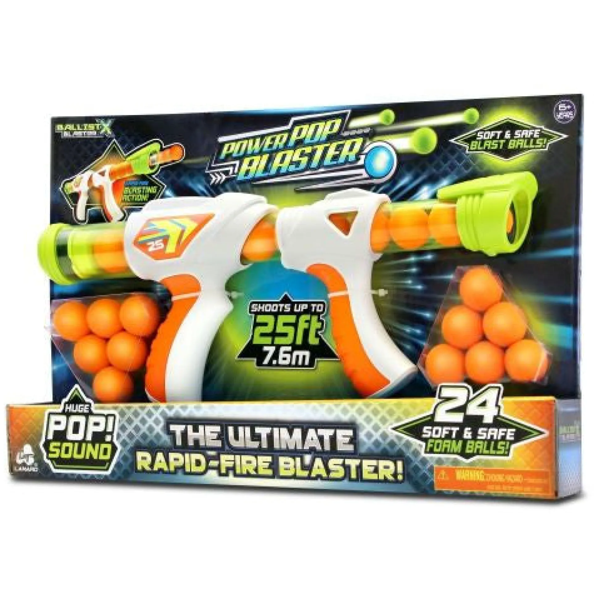 Ballist-X Power Pop Blaster - Ultimate Foam Ball Shooter