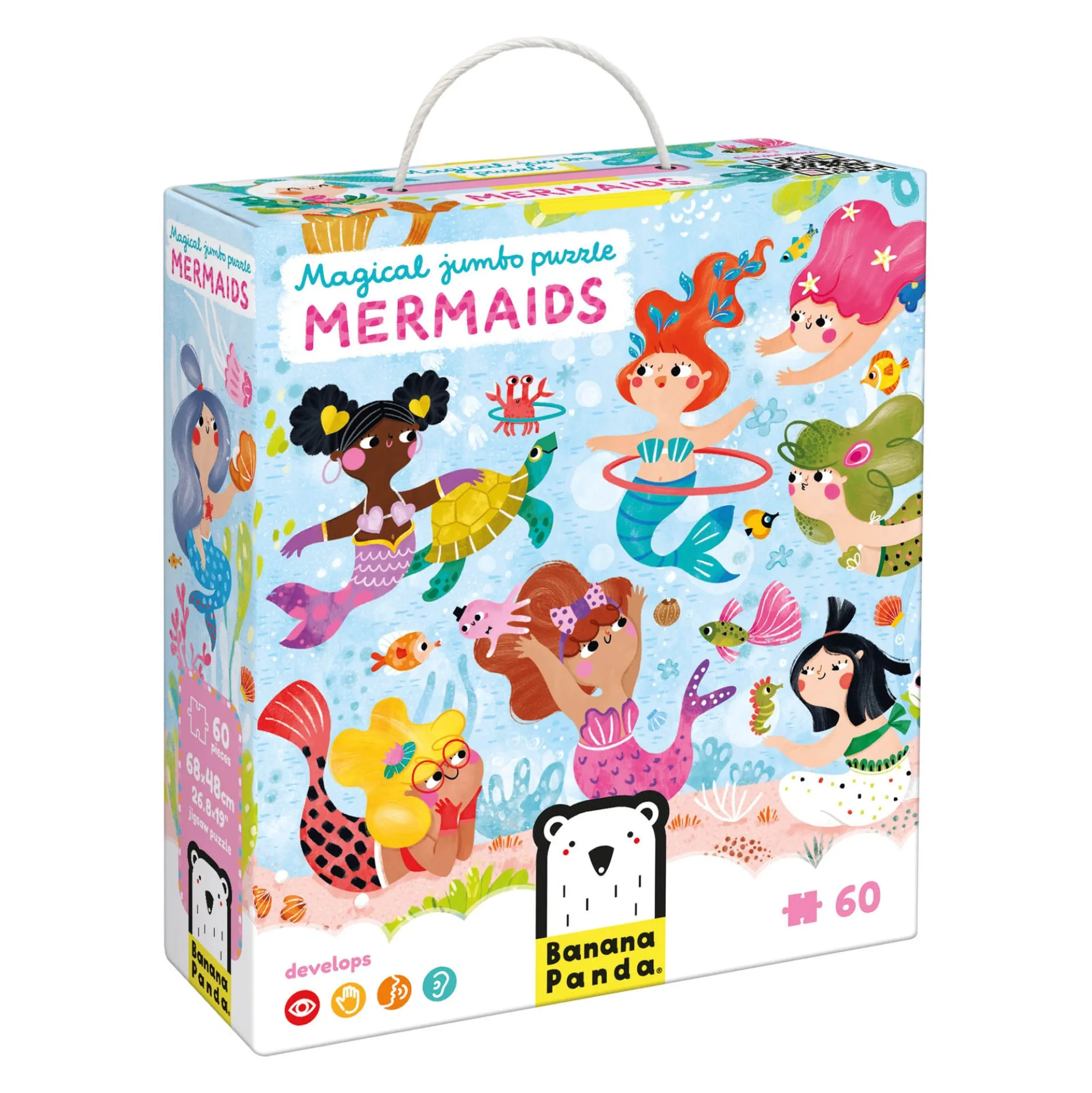 Banana Panda Magical Jumbo Puzzle Mermaids - 60 pc