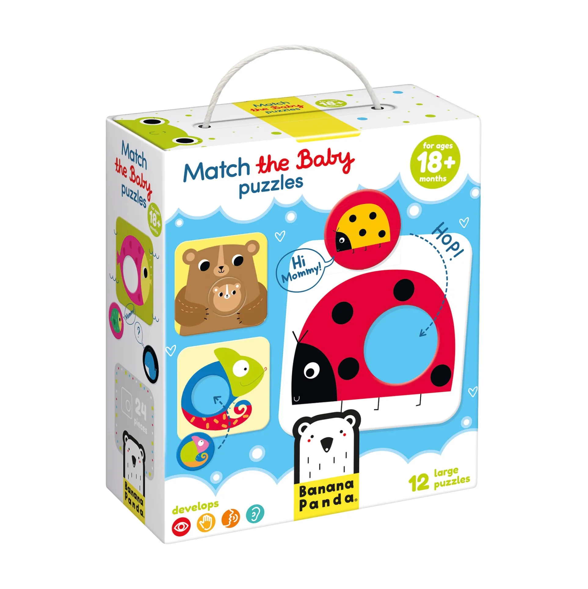Banana Panda Match The Baby Puzzle Set – Learning Experience