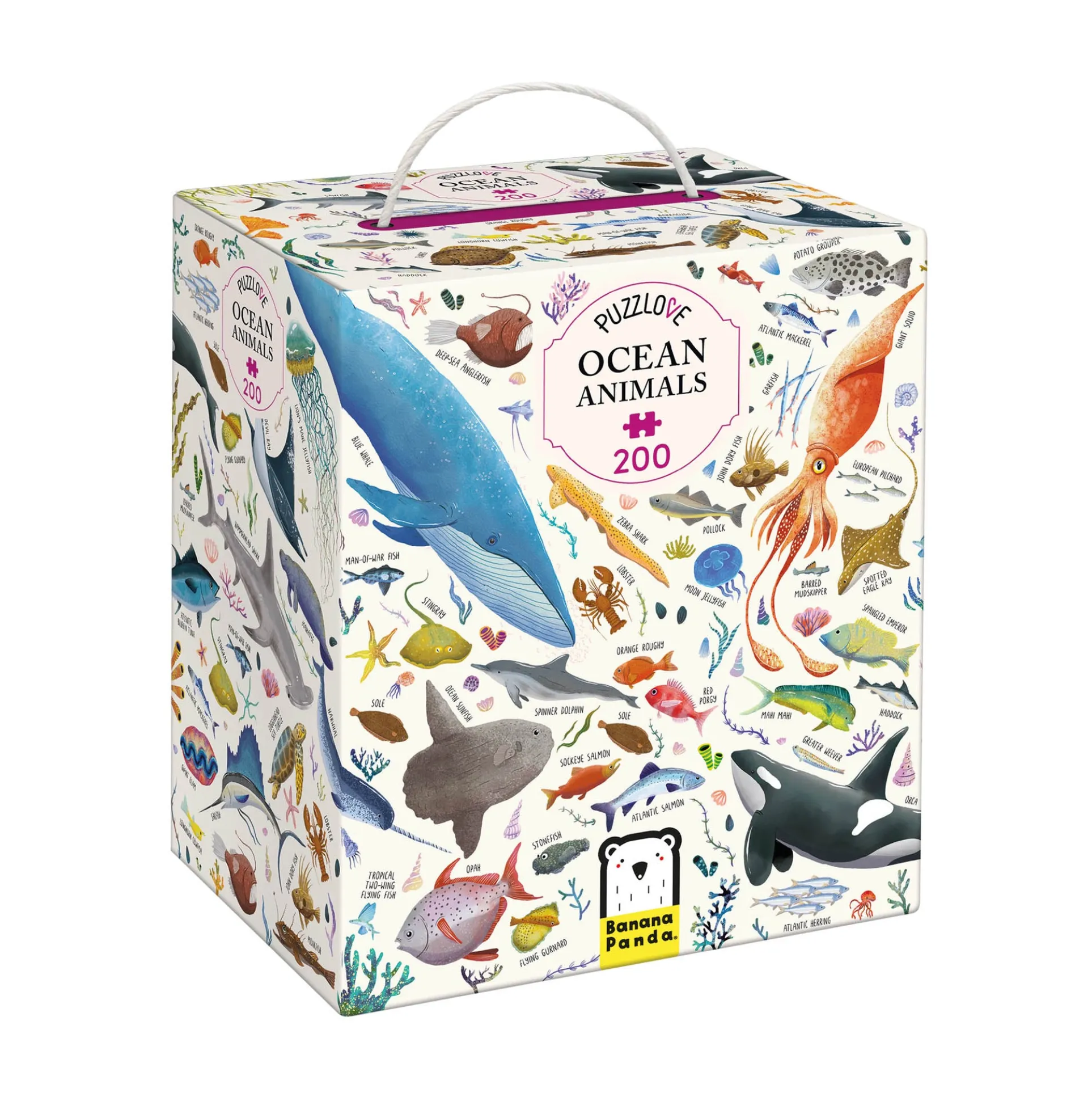 Banana Panda Puzzlove Ocean Animals Jigsaw Puzzle - 200 pc