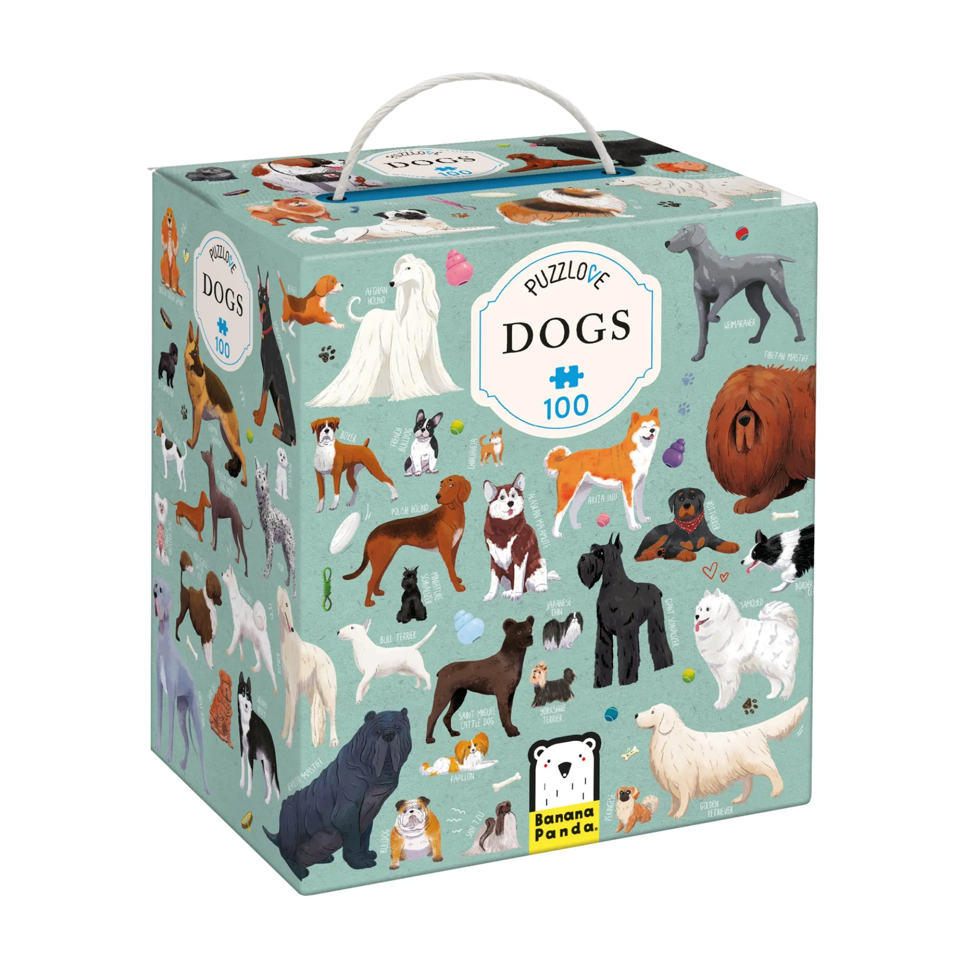 Banana Panda Puzzlove Dogs Jigsaw Puzzle - 100 pc