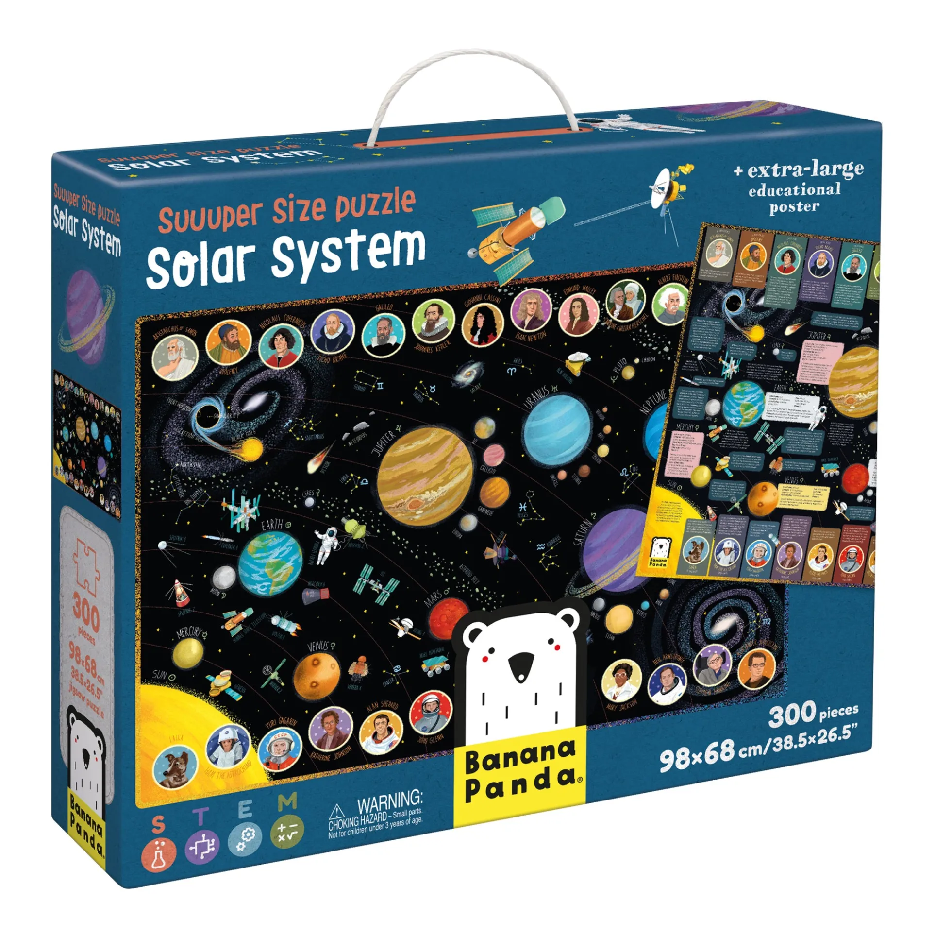 Banana Panda Suuuper Size Solar System Floor Puzzle - 300 pc