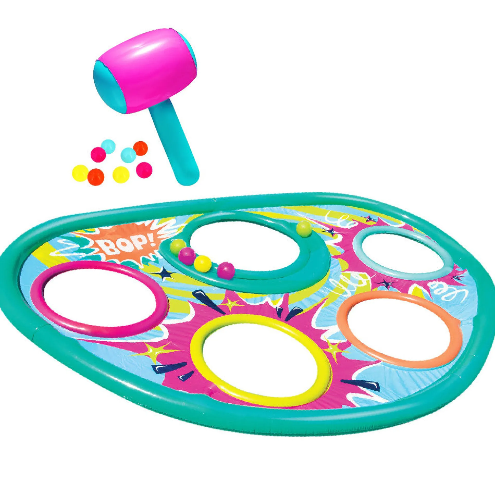 Banzai Whopper Bopper Inflatable Pool Float Game - Multi-Player Water Activity