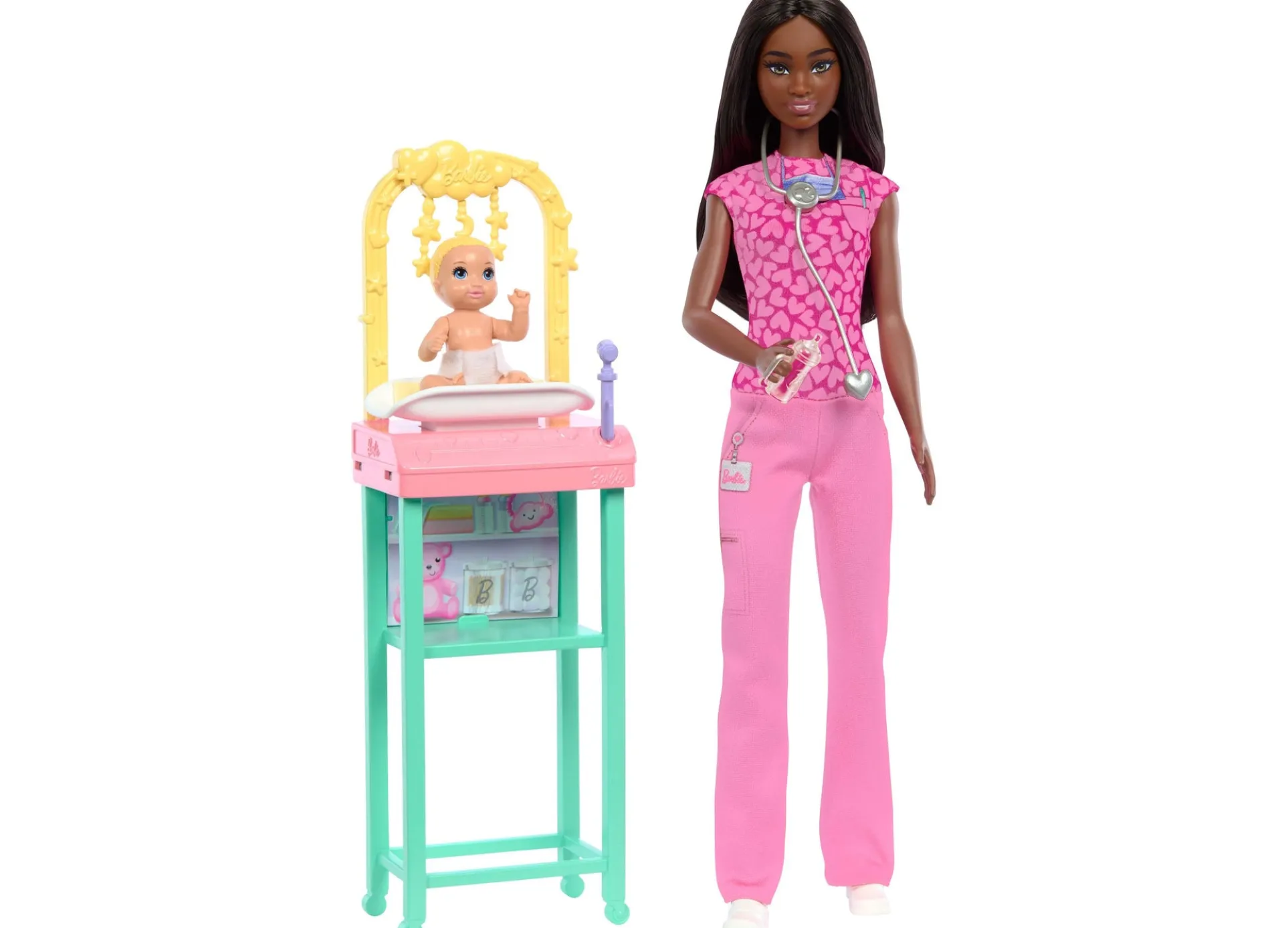 Barbie Baby Doctor Doll with Examination Table and Accessories
