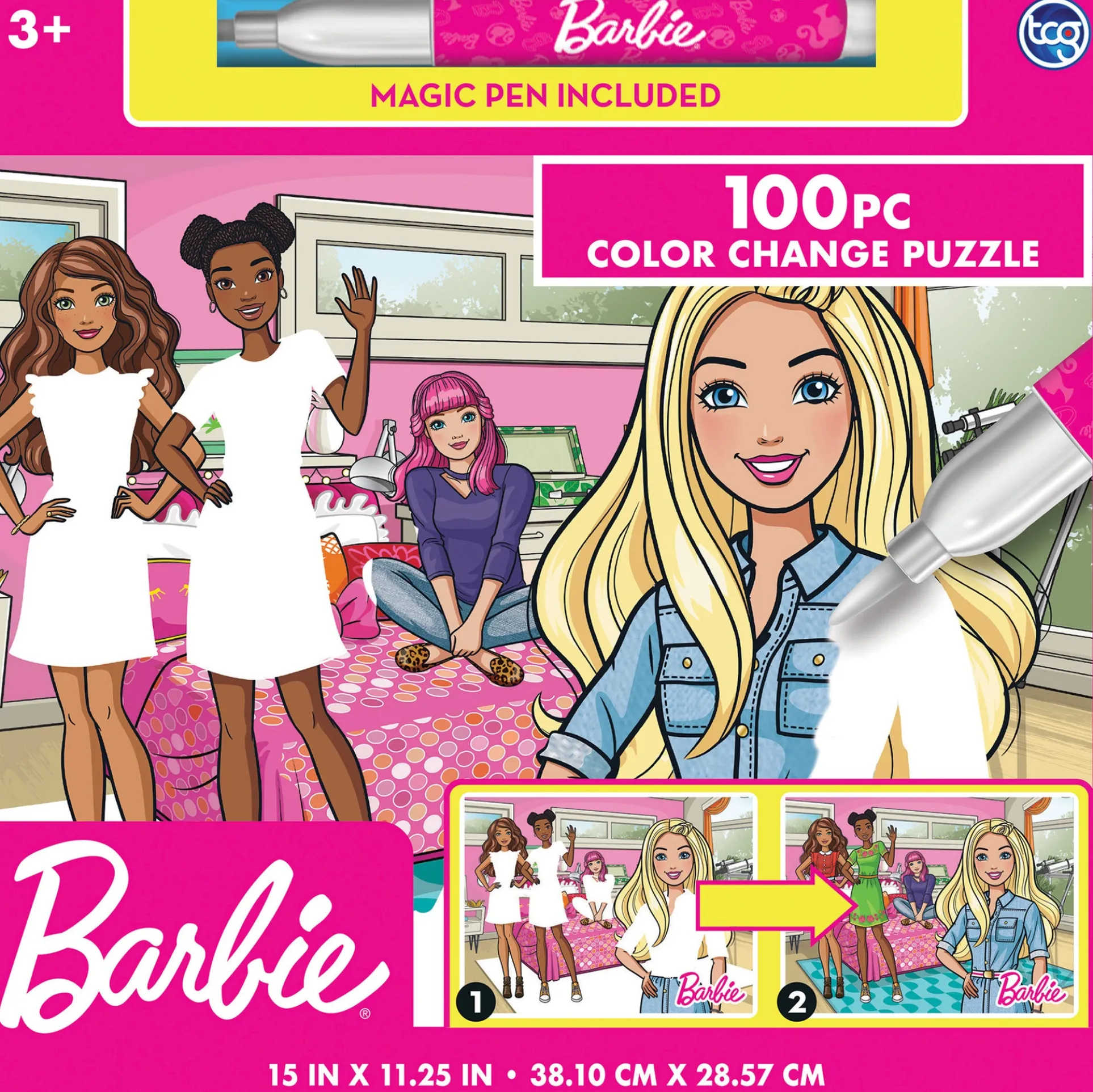 Barbie Color Surprise Jigsaw Puzzle - 100 pc