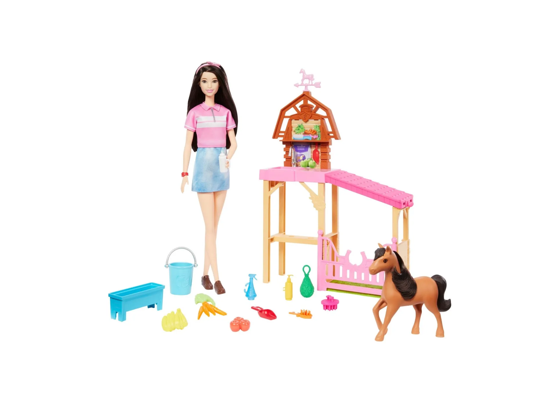 Barbie Mysteries: Renee and The Great Horse Chase Stable Playset