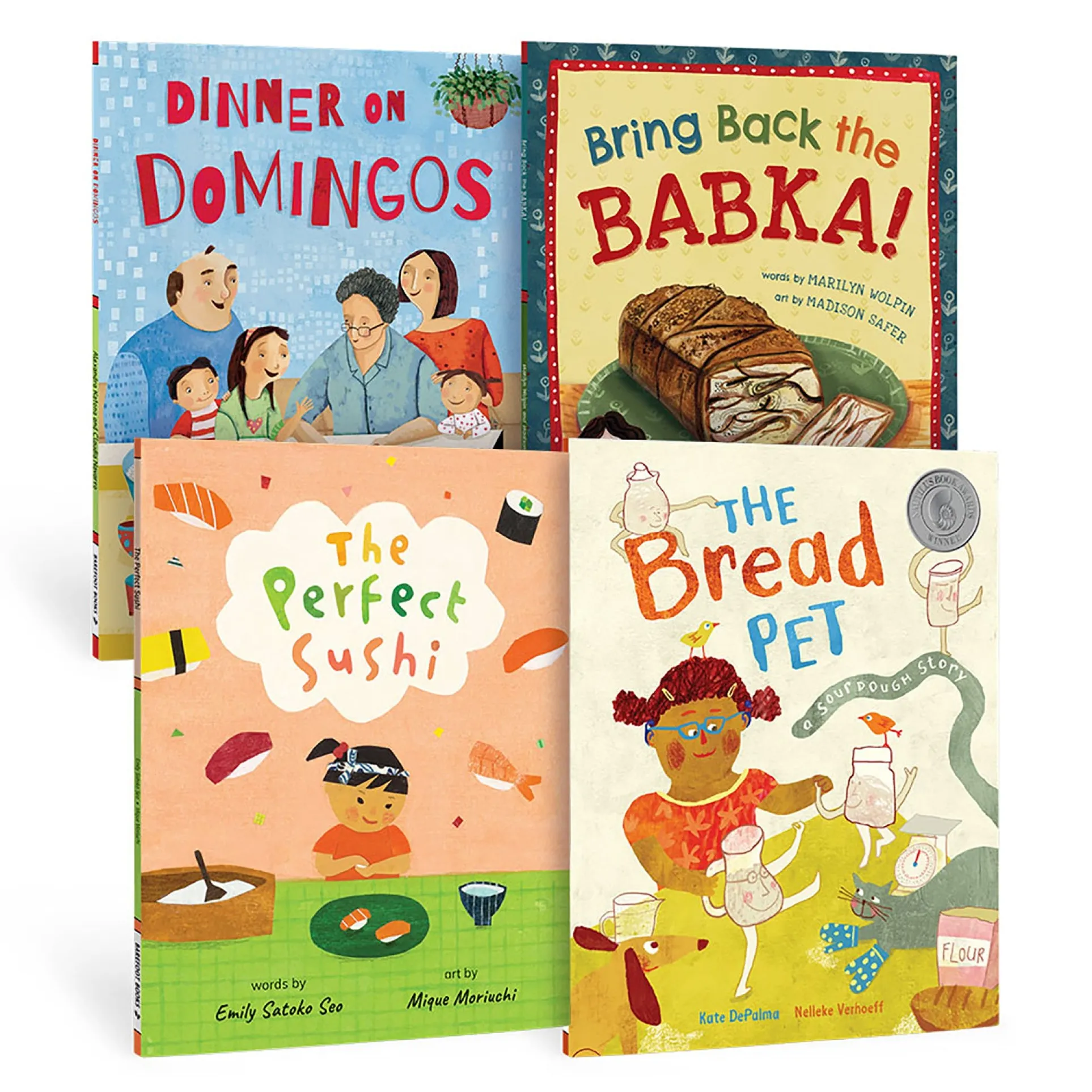 Barefoot Books 2nd Grade Food & Family 4-Book Bundle