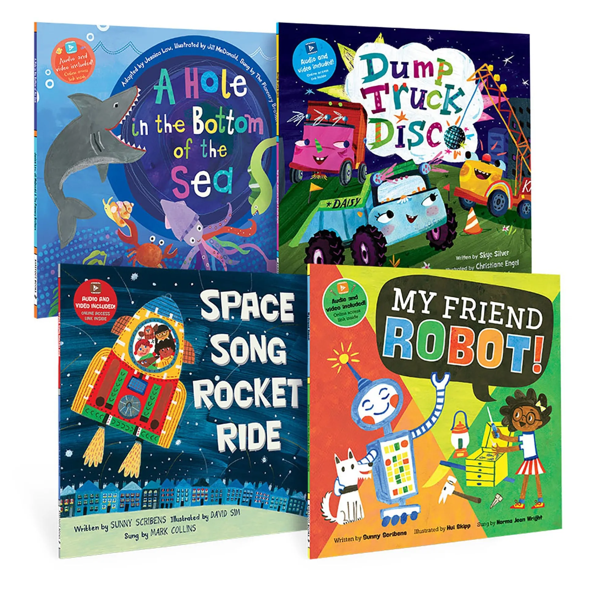 Barefoot Books 4-Piece Kindergarten STEAM Singalongs Set