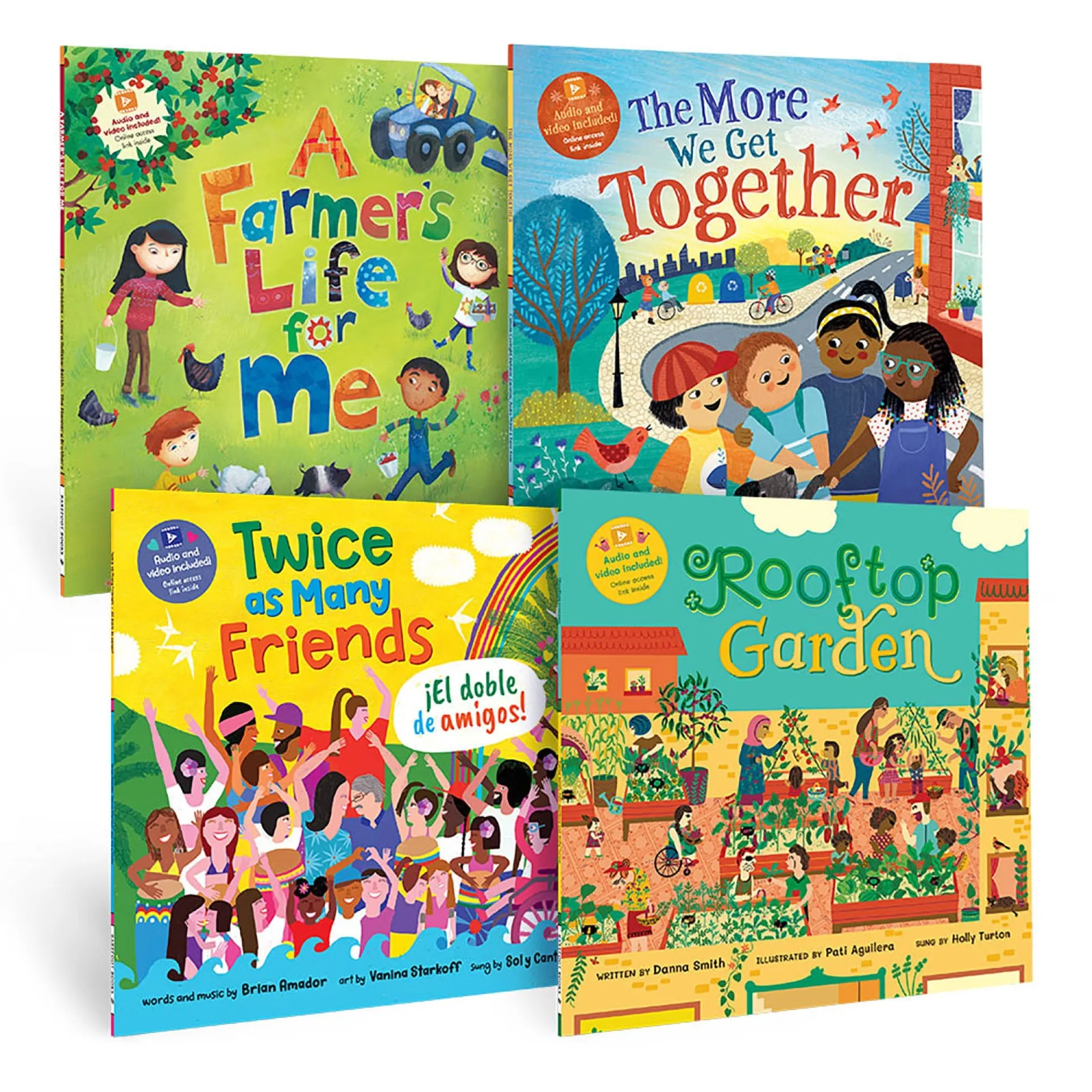 Barefoot Books 1st Grade 4-Piece Friendship and Community Singalong Set