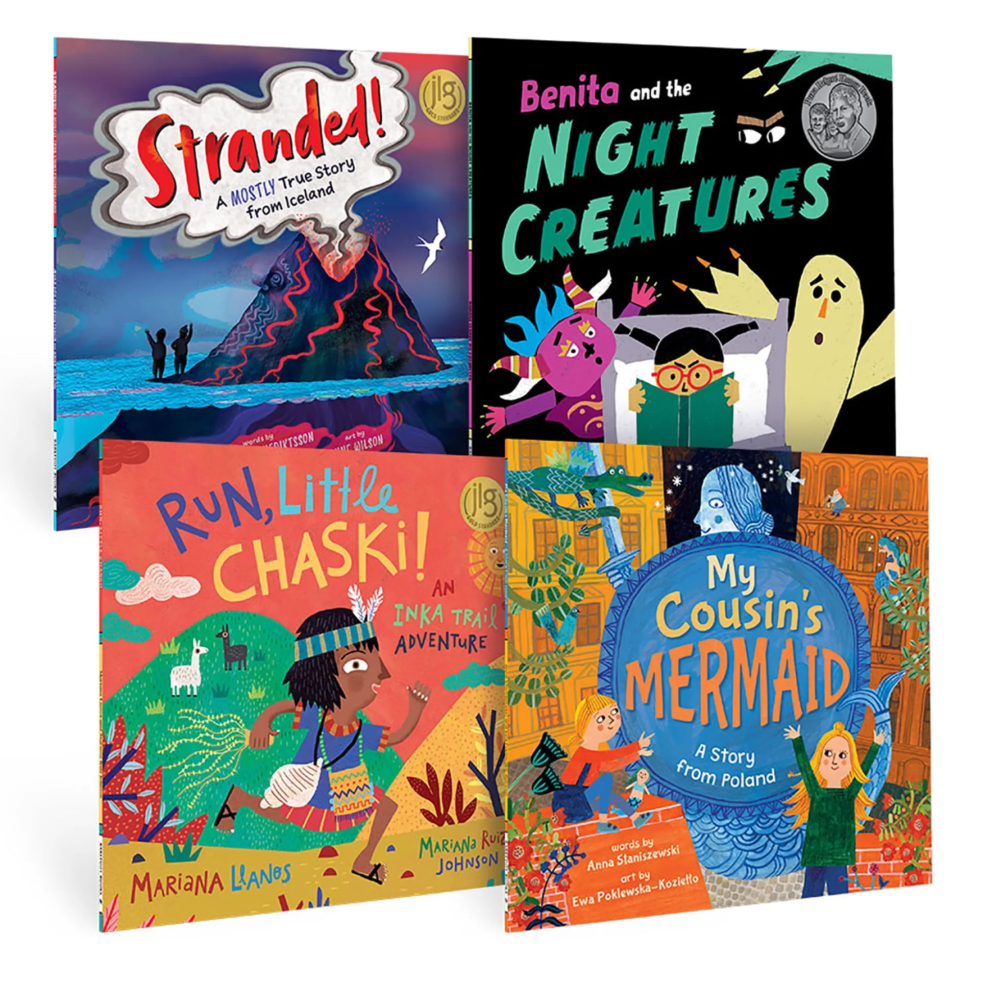 Barefoot Books 1st Grade Diverse Stories - 4 Book Bundle