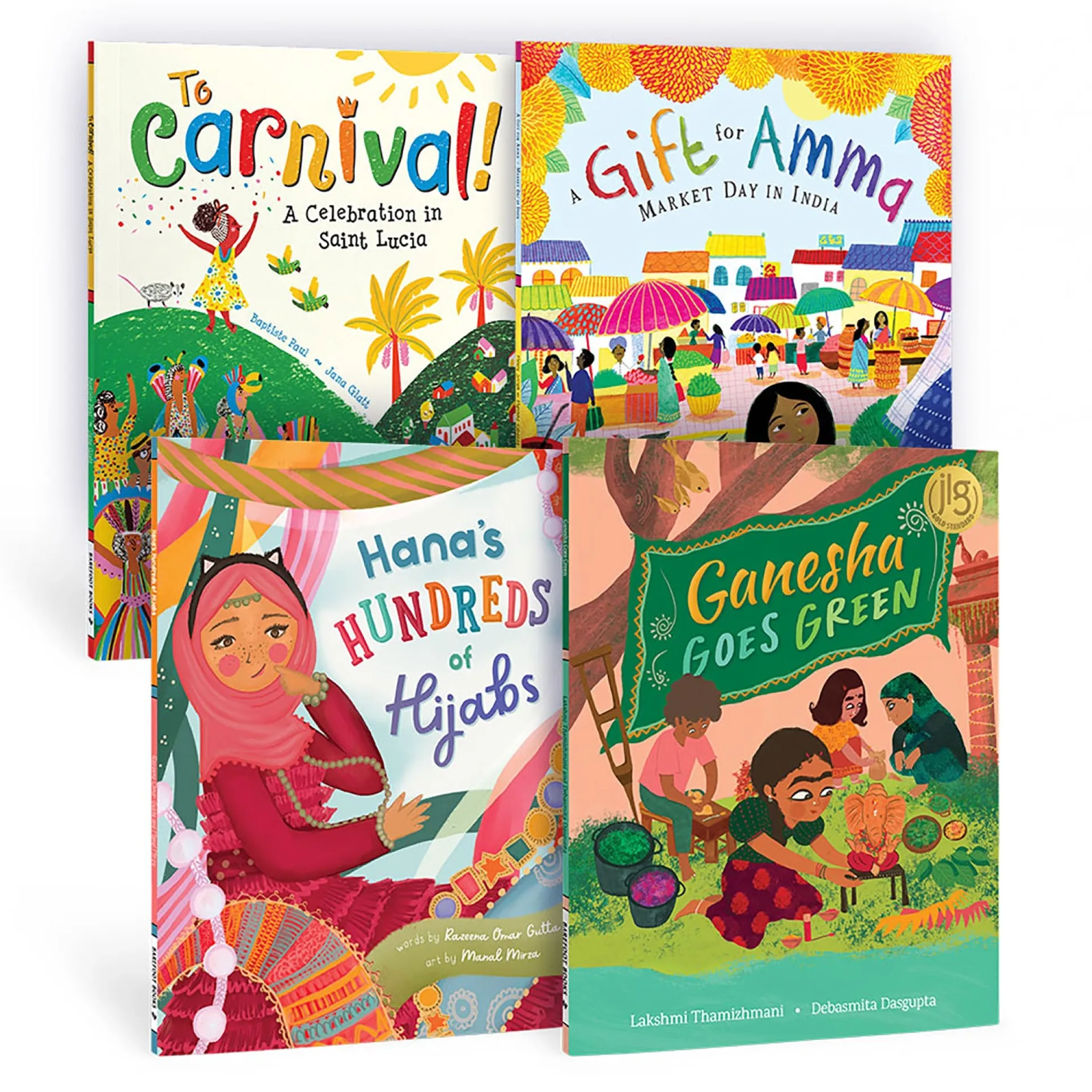 Barefoot Books 1st Grade Diverse Stories Book Set of 4