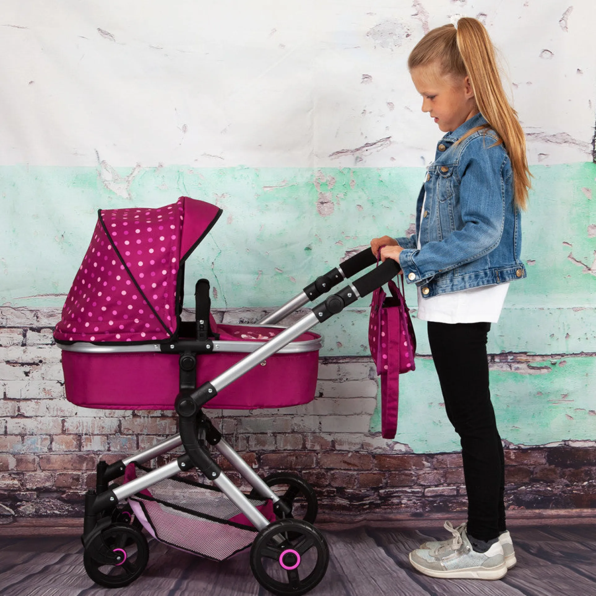 Bayer Design Deluxe City Vario Baby Doll Pram