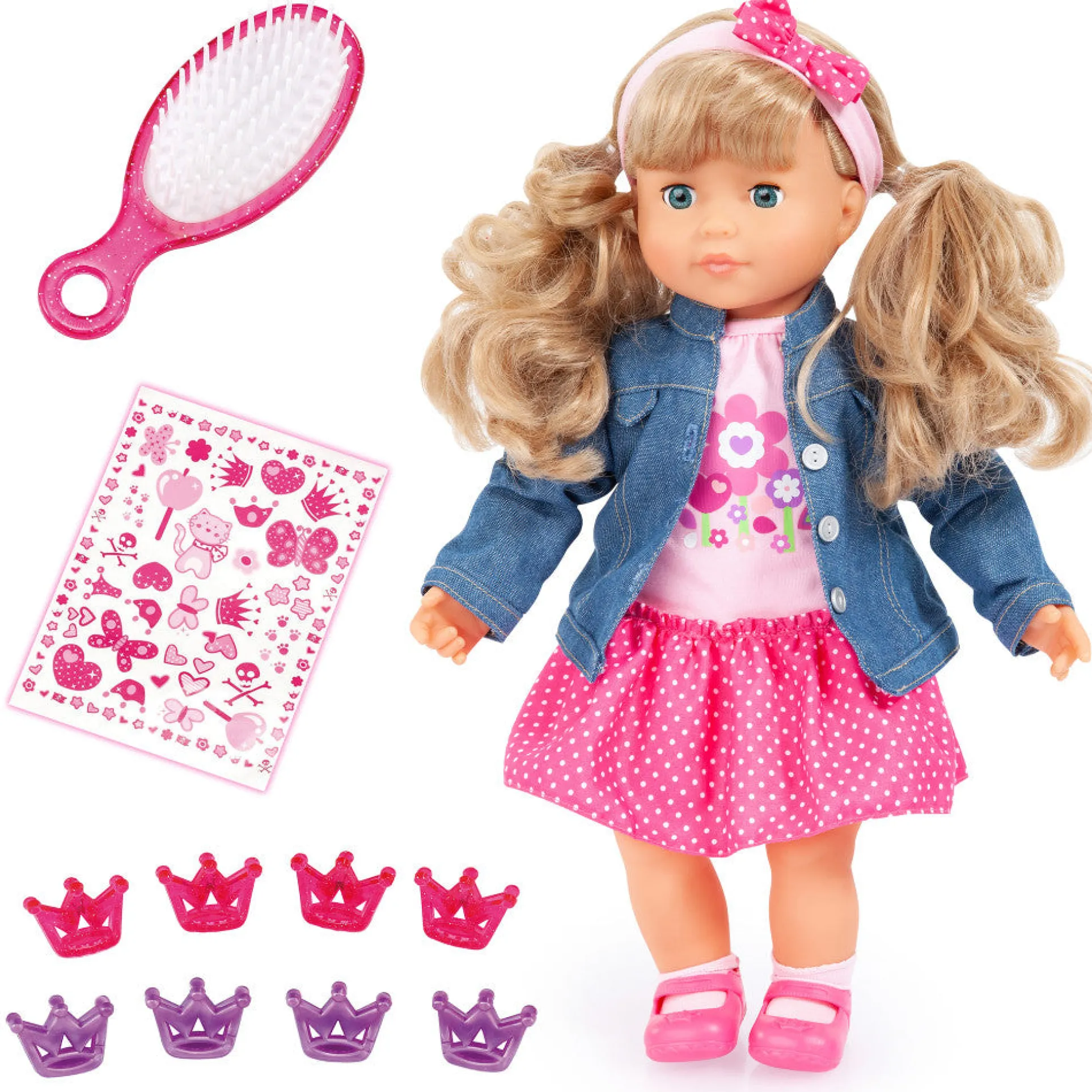 Bayer Design 16-inch Interactive Doll - My First Charlene with Sounds