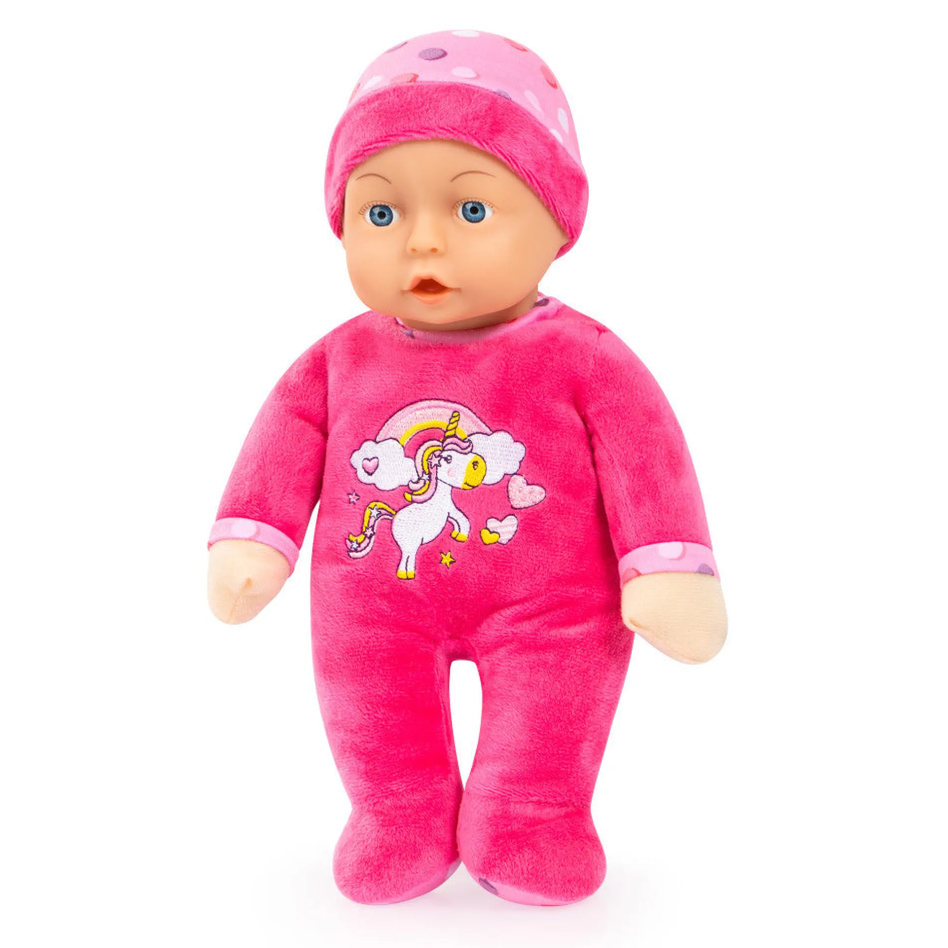 Bayer Design 12-inch My First Baby Doll - Pink & Unicorn Theme