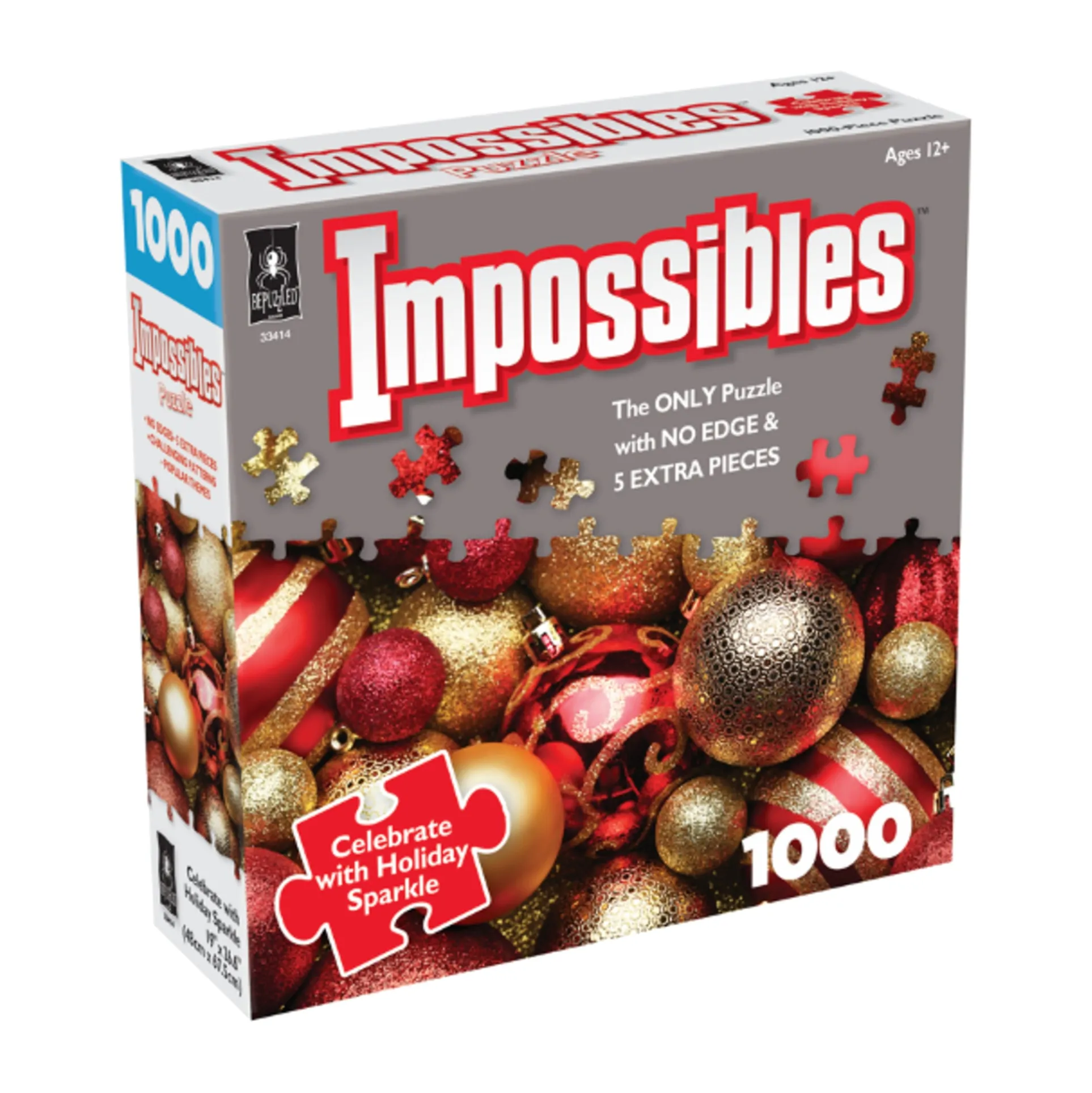 Be Puzzled Celebrate with Holiday Sparkle Jigsaw Puzzle - 1000 pc