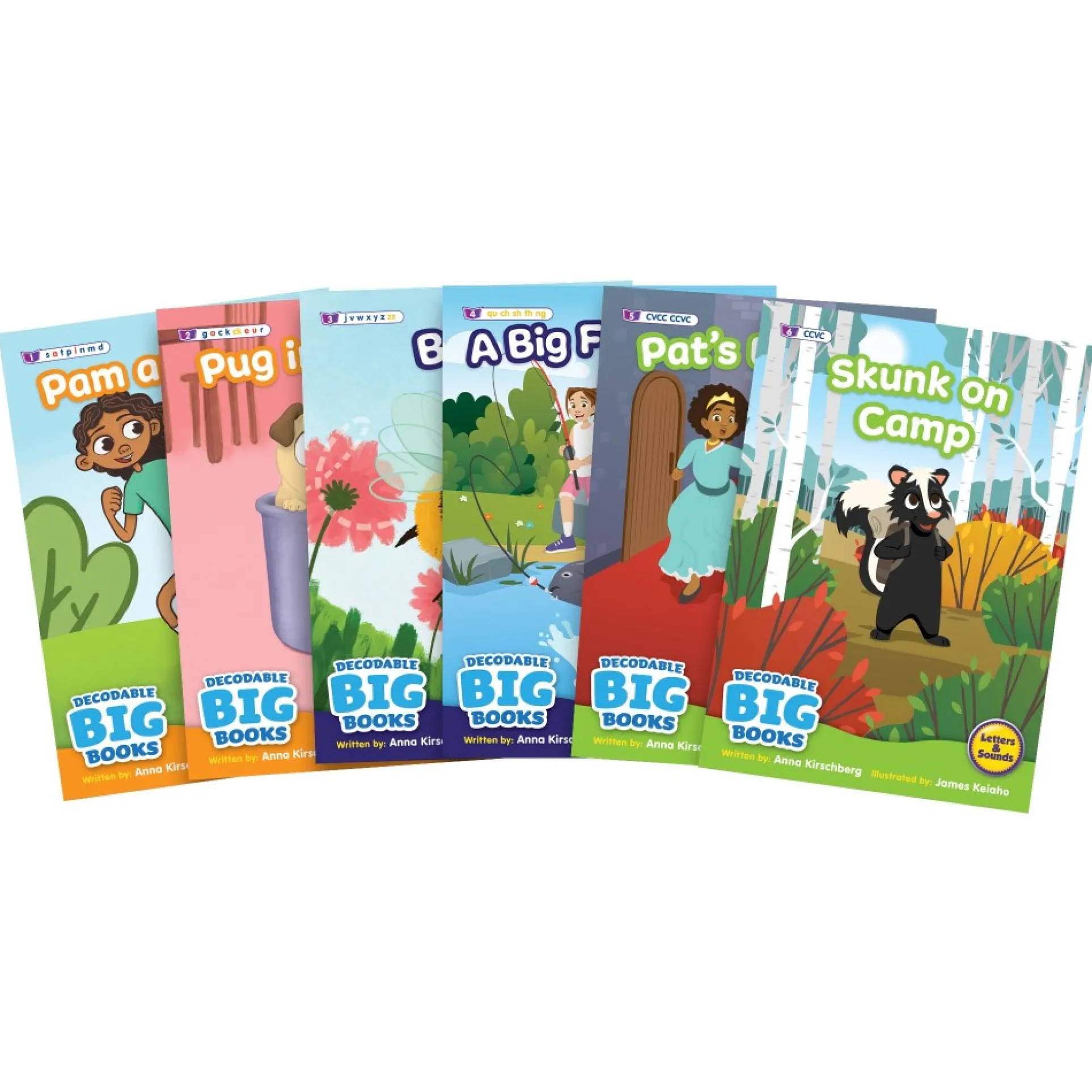 Beanstalk Books: Decodable Big Books Fiction Set - 6 XL Books