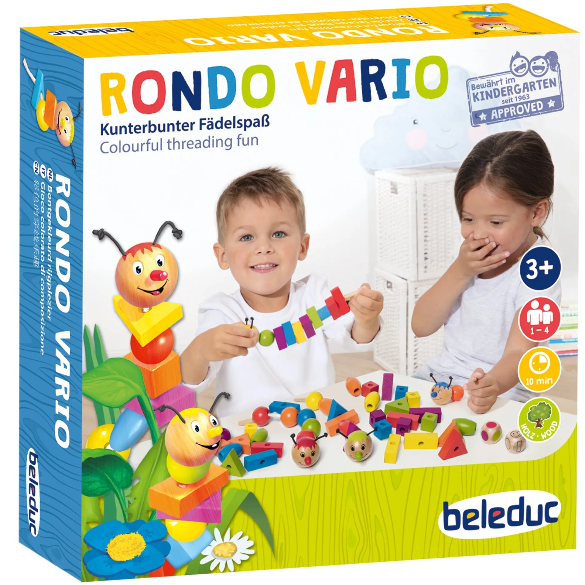 Beleduc Rondo Vario Game - Educational Color and Shape Matching Toy