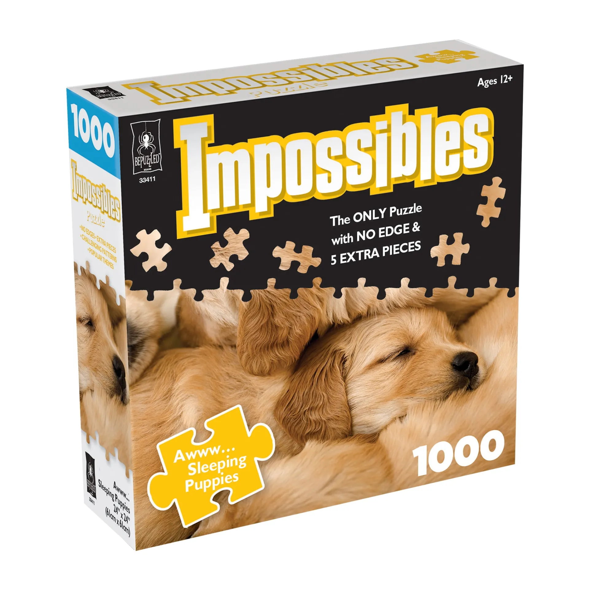 BePuzzled Awww Sleeping Puppies Jigsaw Puzzle - 1000 pc