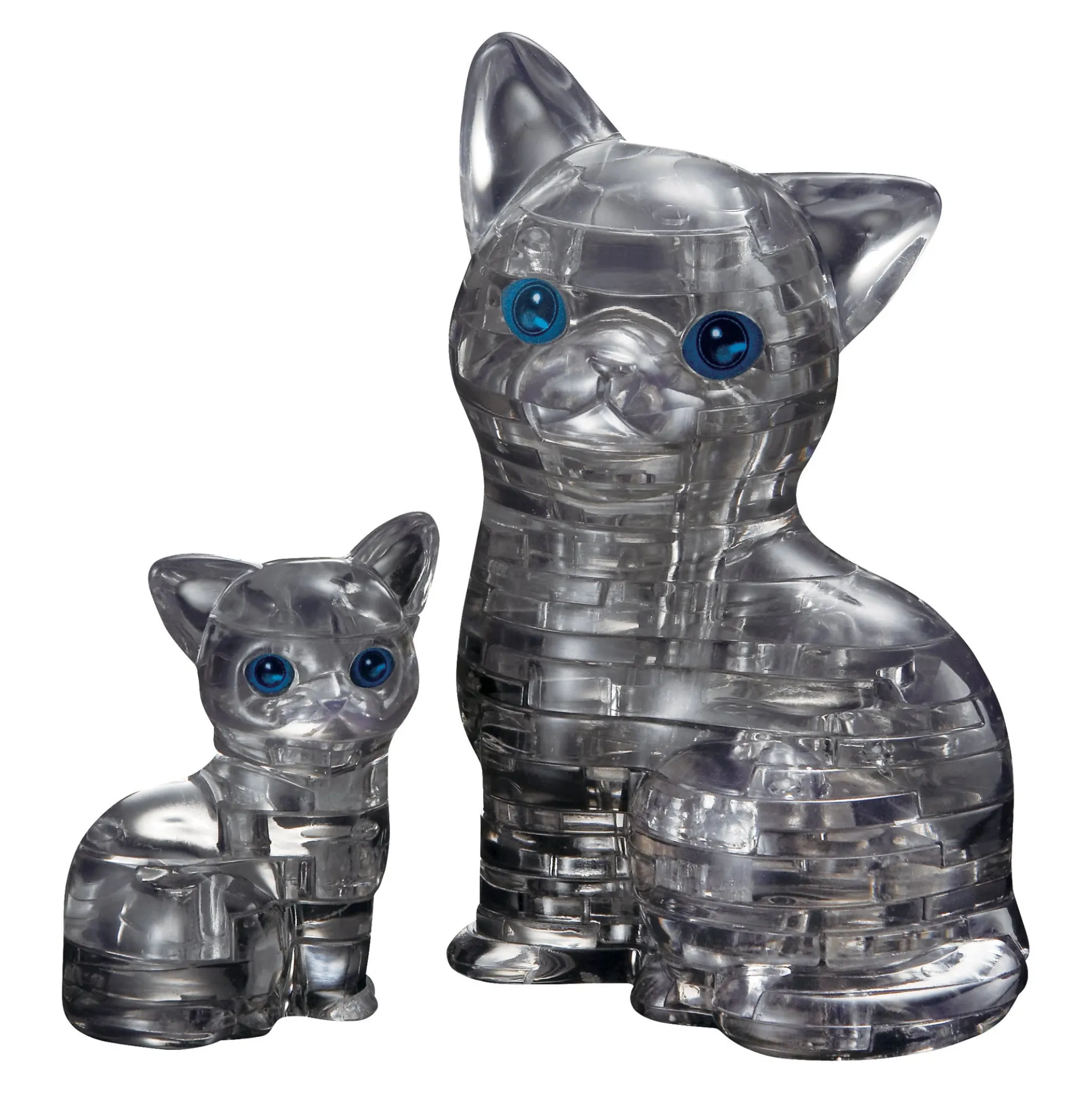 BePuzzled Black Cat & Kitten 3D Crystal Puzzle - 49 pc