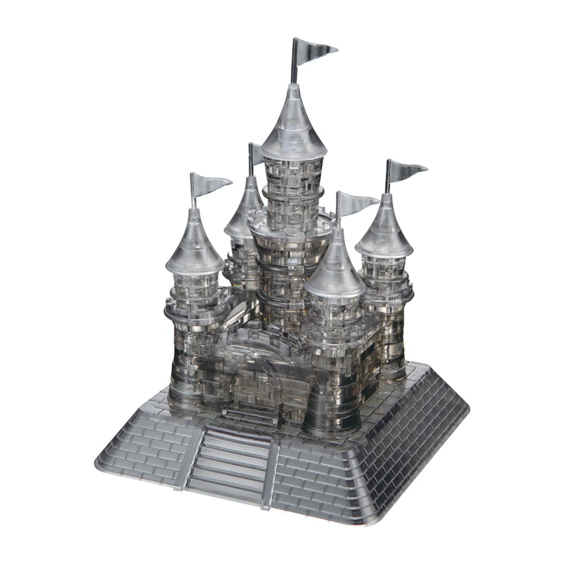 BePuzzled Black Castle 3D Crystal Puzzle - 104 Pcs