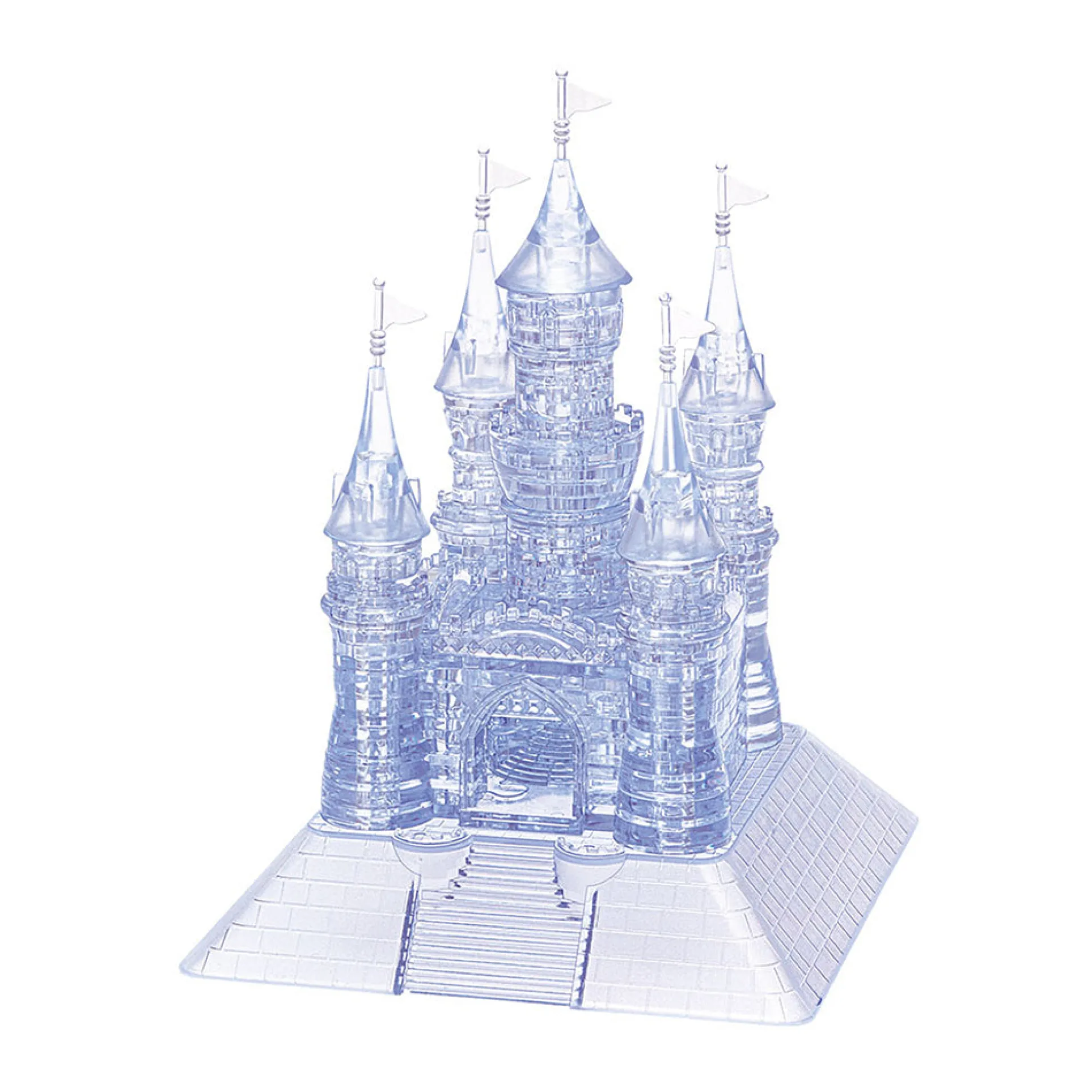 BePuzzled Clear Castle 3D Crystal Puzzle - 125 pcs