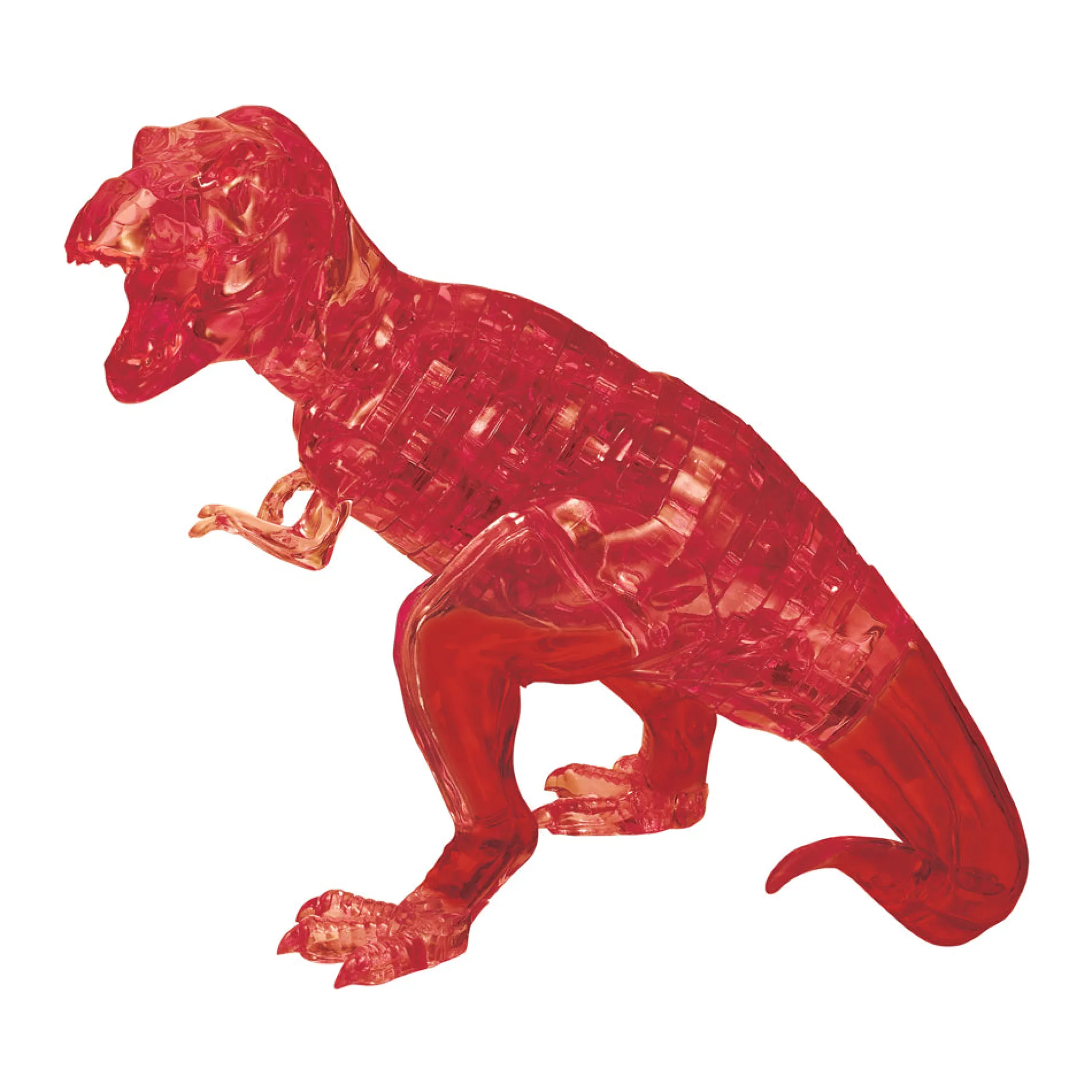 BePuzzled 3D Crystal T-Rex Puzzle - Red, 49 Pieces