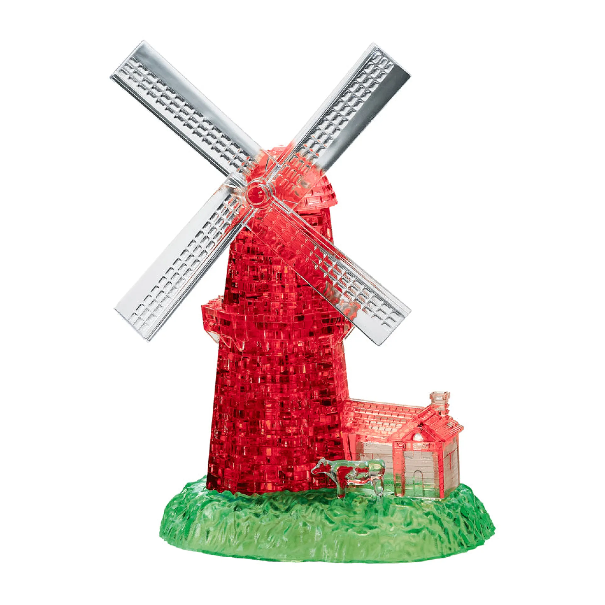 BePuzzled 3D Crystal Windmill Puzzle - 64 pc